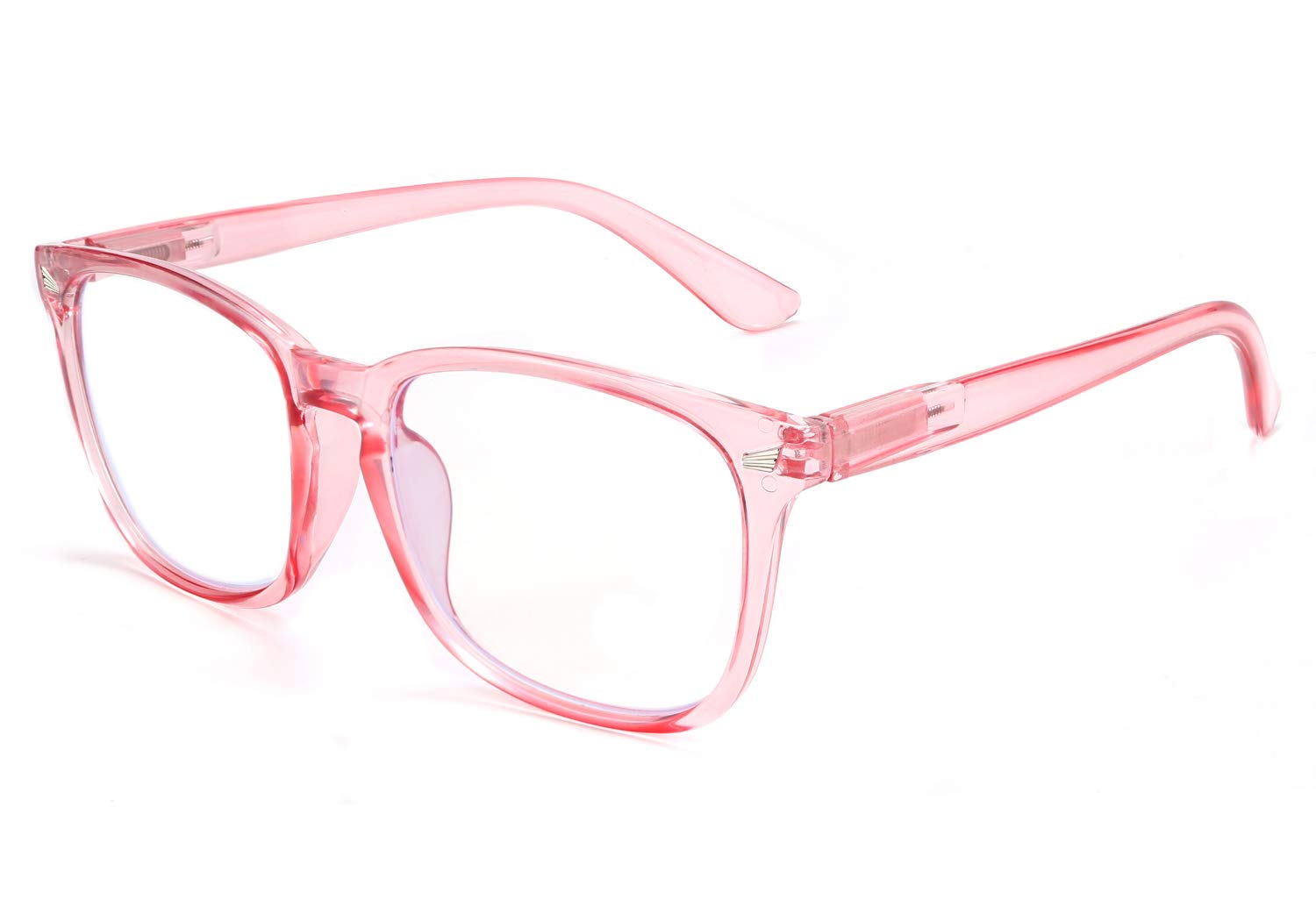 FEISEDY Vintage Blue Light Blocking Glasses for Women & Men - Anti Eye Strain Computer Glasses with Spring Hinge (B2519) - Perfect for Reading, Gaming & Office Work