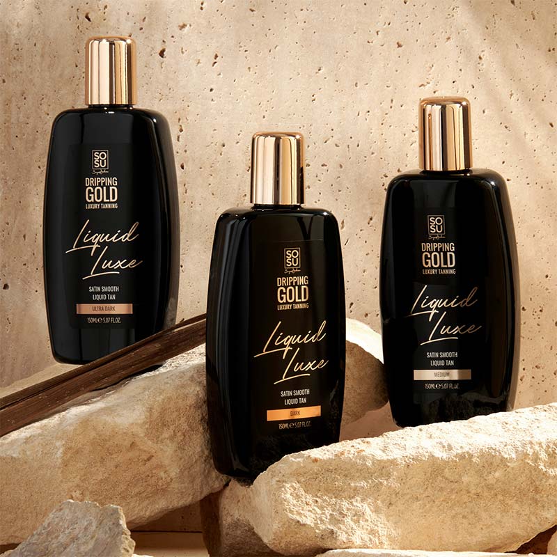 Dripping Gold Liquid Luxe Liquid Tan Ultra Dark - Premium Self-Tanning Lotion for a Deep, Natural Glow | Perfect for Beach, Vacation & Special Occasions