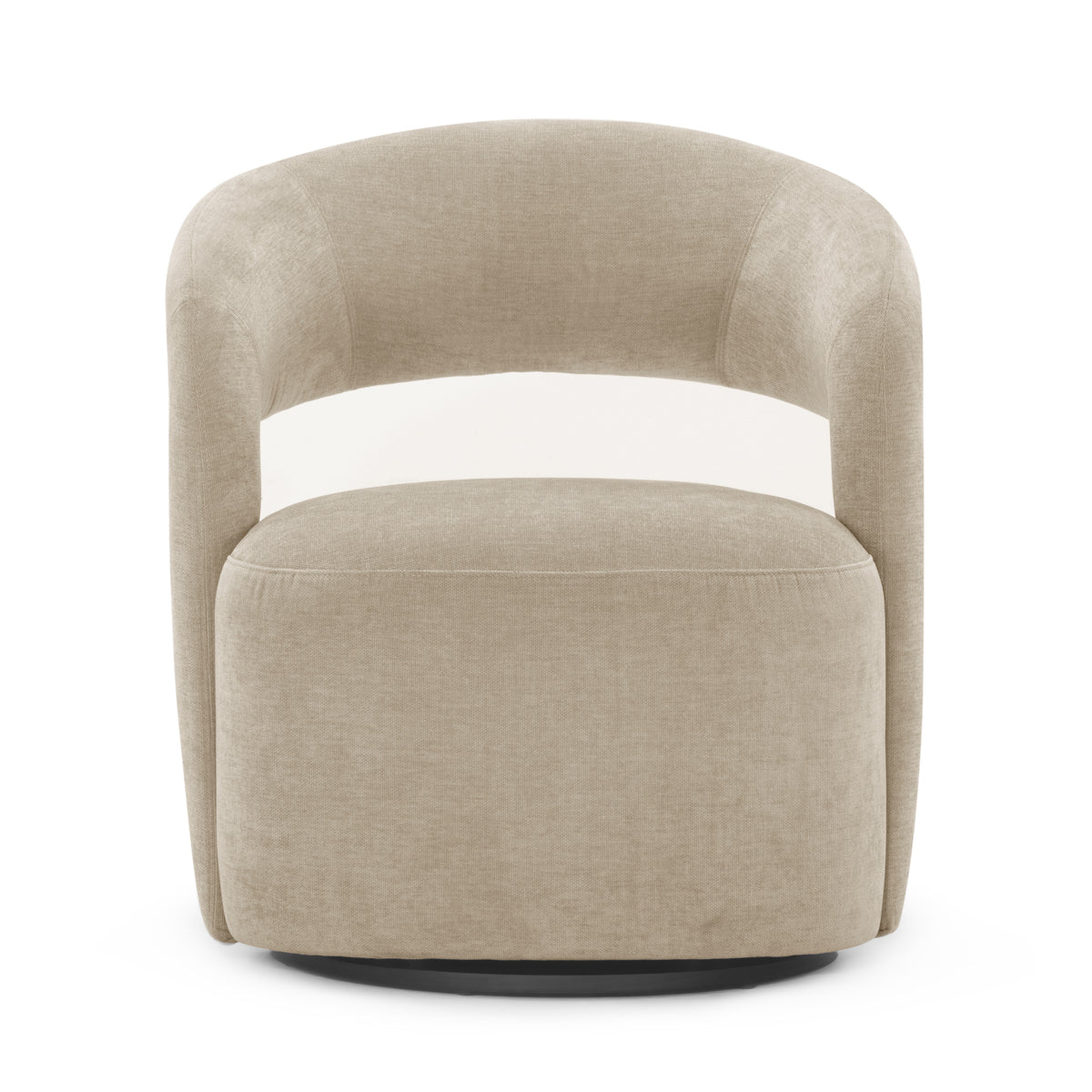 Stylish Judi Fabric Swivel Armchair - Modern Upholstered Accent Chair with 360° Rotation for Living Room, Bedroom or Office - Comfortable Lounge Seating for Home Decor