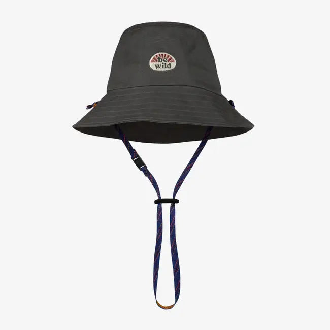 Buff Raz Graphite Play Booney Hat - Lightweight Sun Protection Hat for Outdoor Activities, Hiking, Fishing, and Camping