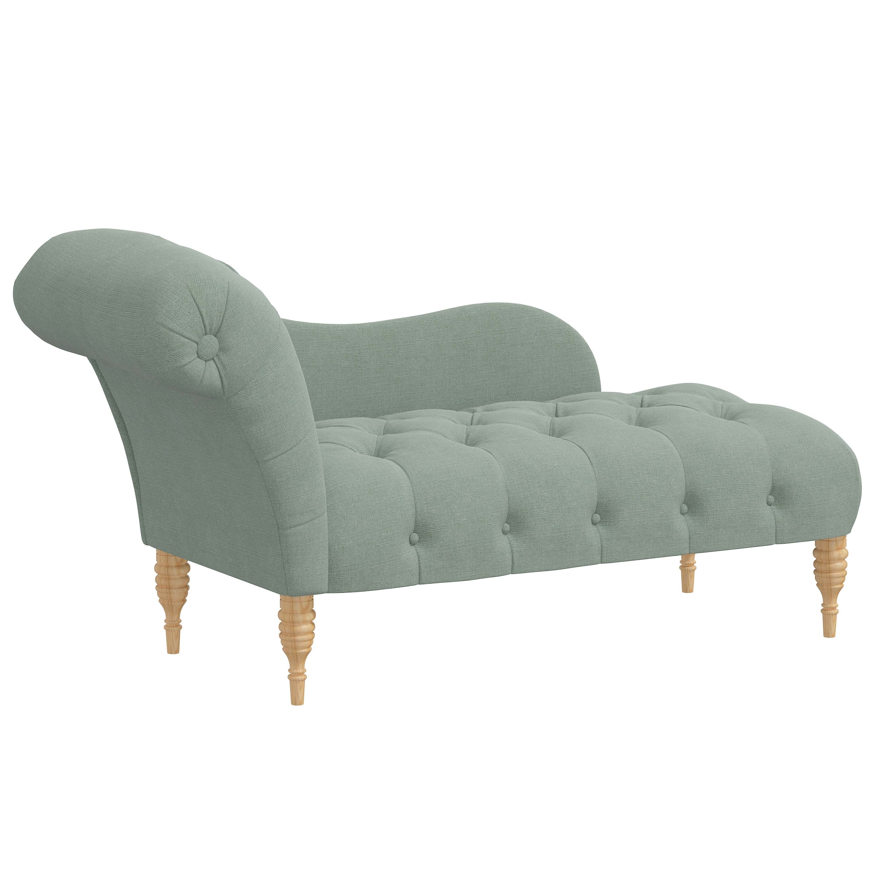 Rowen Chaise Lounge Chair - Modern Accent Furniture for Living Room, Bedroom & Patio - Stylish Upholstered Seating with Wooden Legs - Perfect for Relaxing, Reading & Decorating Your Home