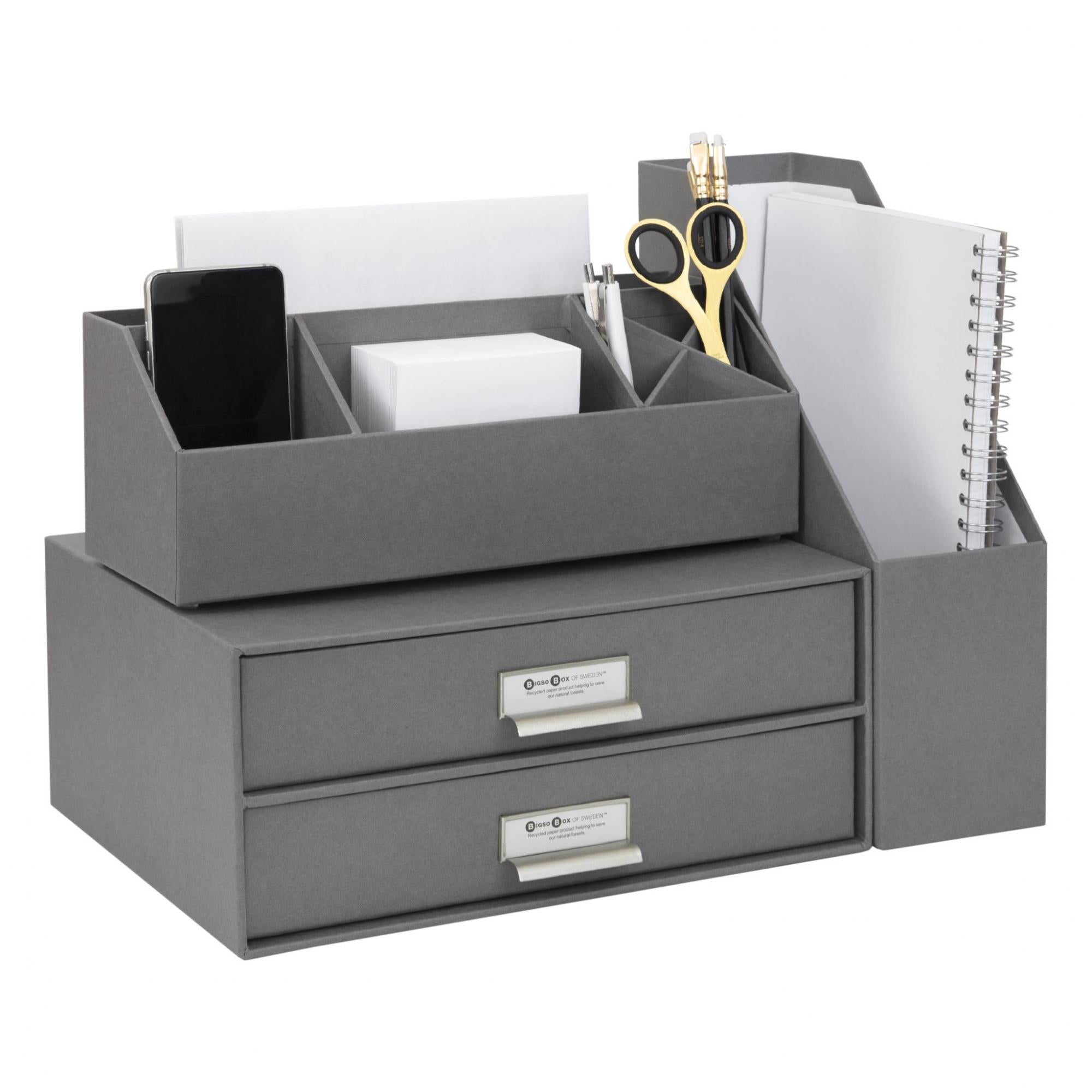 Birger 2-Drawer Nightstand with Storage - Modern Bedside Table for Bedroom, Living Room & Office - Compact Dresser with Smooth Gliding Drawers