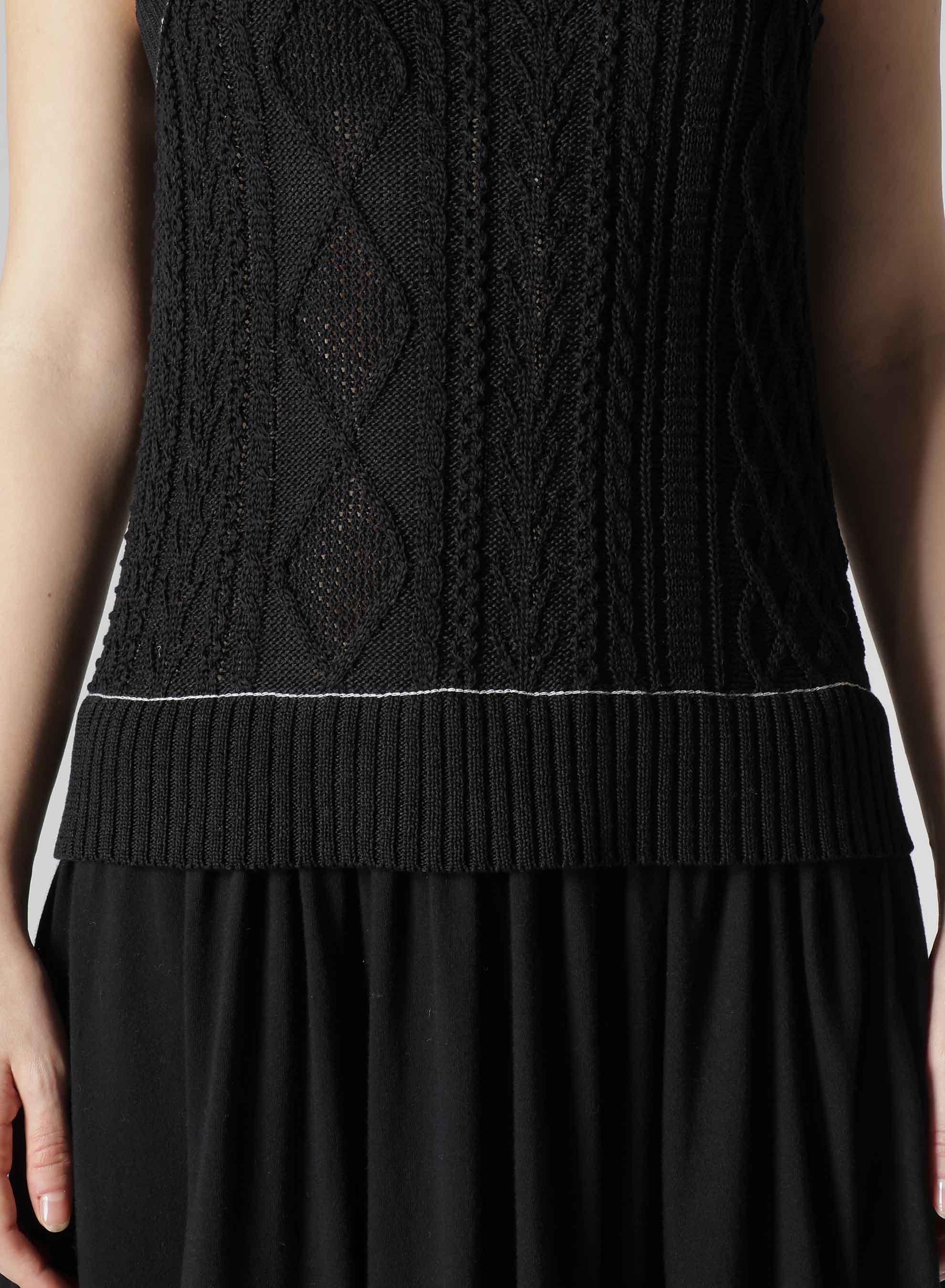 Cable Knit Jersey Suspenders Dress for Women - Elegant Stretchy Comfortable Outfit for Office, Party, and Casual Wear