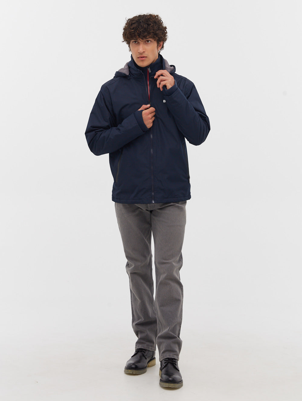 Hawn Double Faced Ripstop Hooded Jacket - Waterproof Windbreaker for Outdoor Hiking & Urban Commute