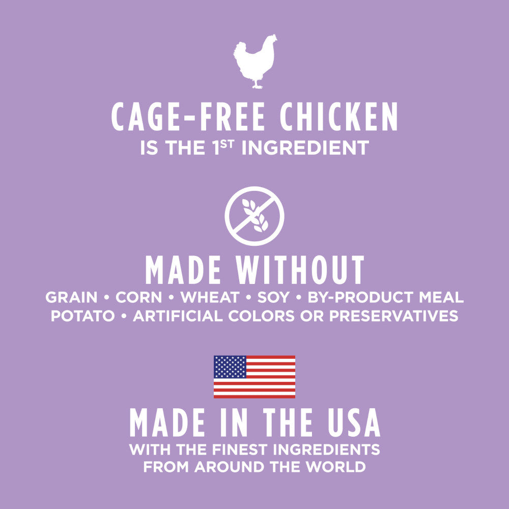 Premium Grain-Free Chicken Dry Cat Food for Kittens - High Protein, All-Natural Ingredients for Healthy Growth - Ideal for Indoor & Outdoor Kittens