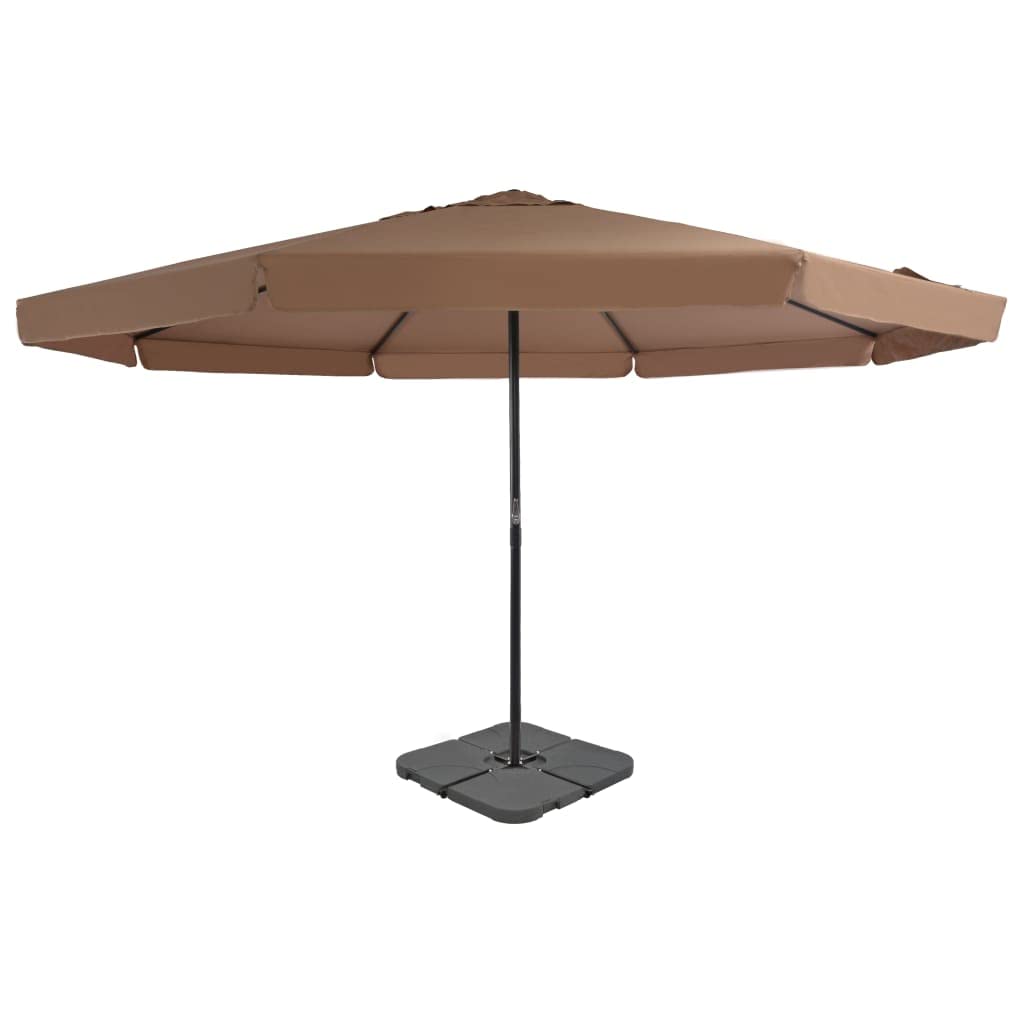 Premium Outdoor Patio Umbrella with Portable Base - Heavy Duty Market Umbrella for Garden, Deck, Poolside & Beach | UV Protection & Wind Resistant | Perfect for Backyard, Restaurant and Outdoor Dining Areas