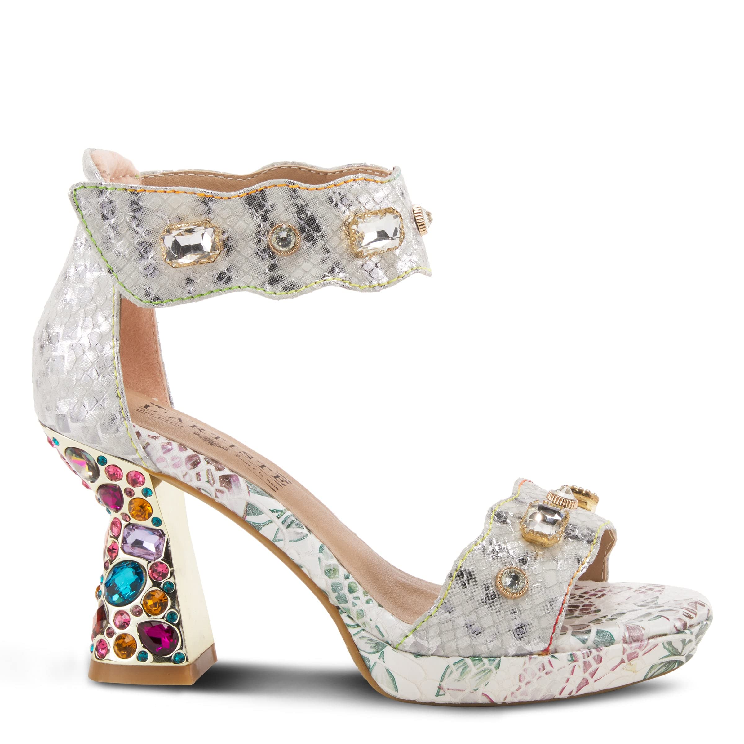 L'Artiste by Spring Step Women's Jewell Sandals - Comfortable Boho Leather Strappy Sandals for Women | Perfect for Summer, Beach, and Casual Outings