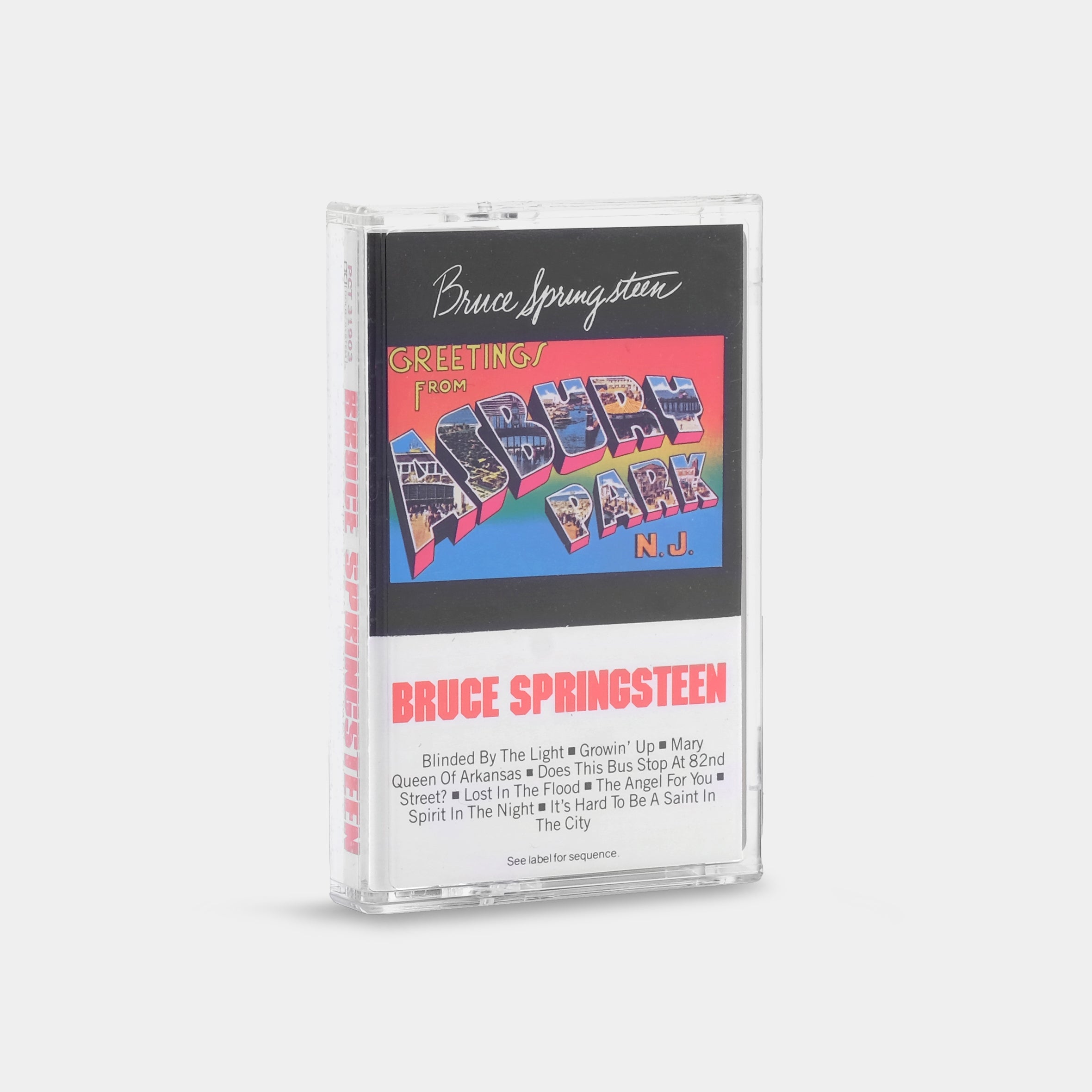 Bruce Springsteen Greetings From Asbury Park N.J. Cassette Tape - Vintage Music Collectible for Home, Car & Walkman Listening