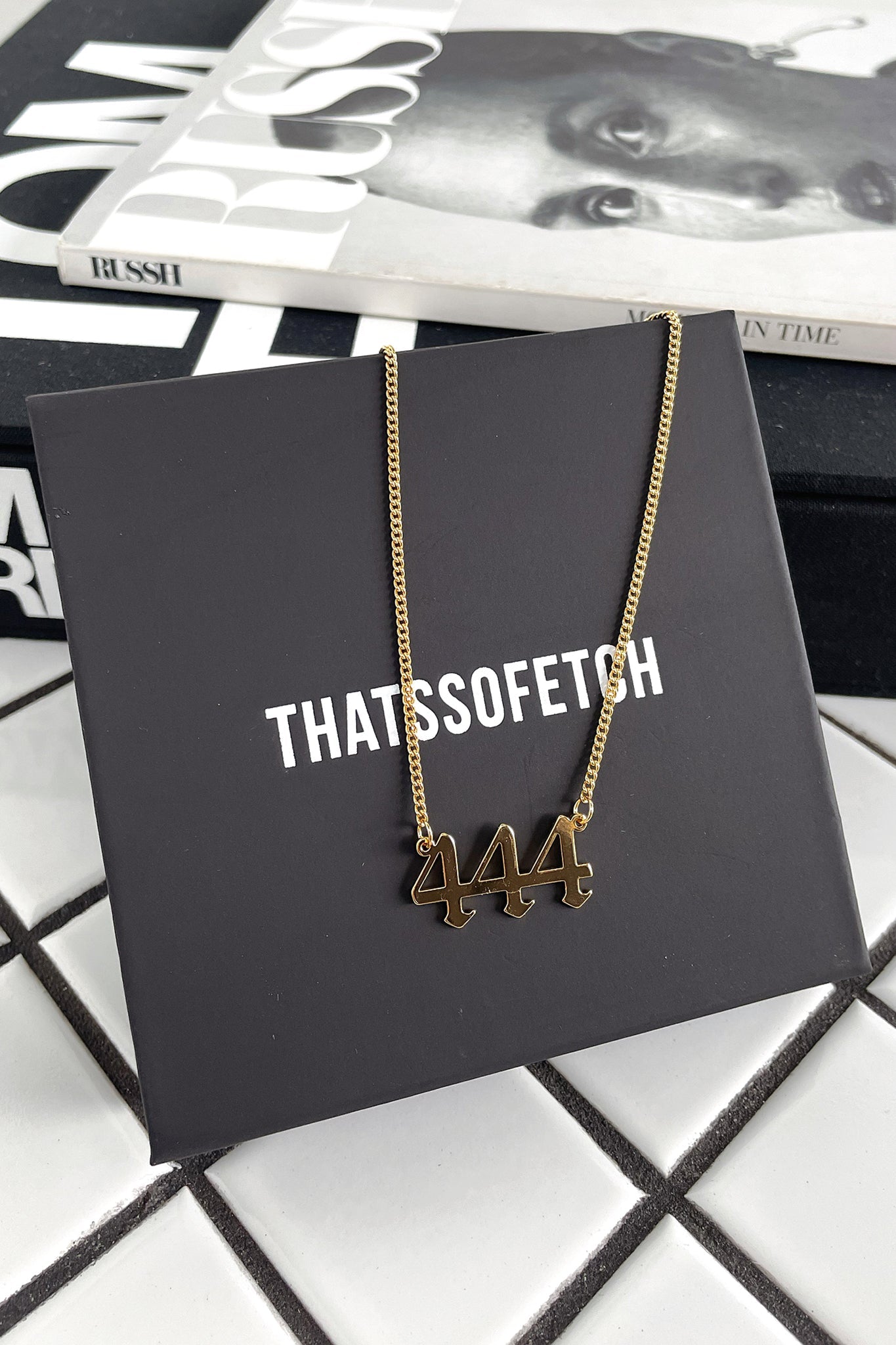 444 Angel Number Necklace - 18k Gold Plated Spiritual Jewelry for Women, Meaning of Protection & Guidance - Perfect for Meditation, Gifts & Daily Wear