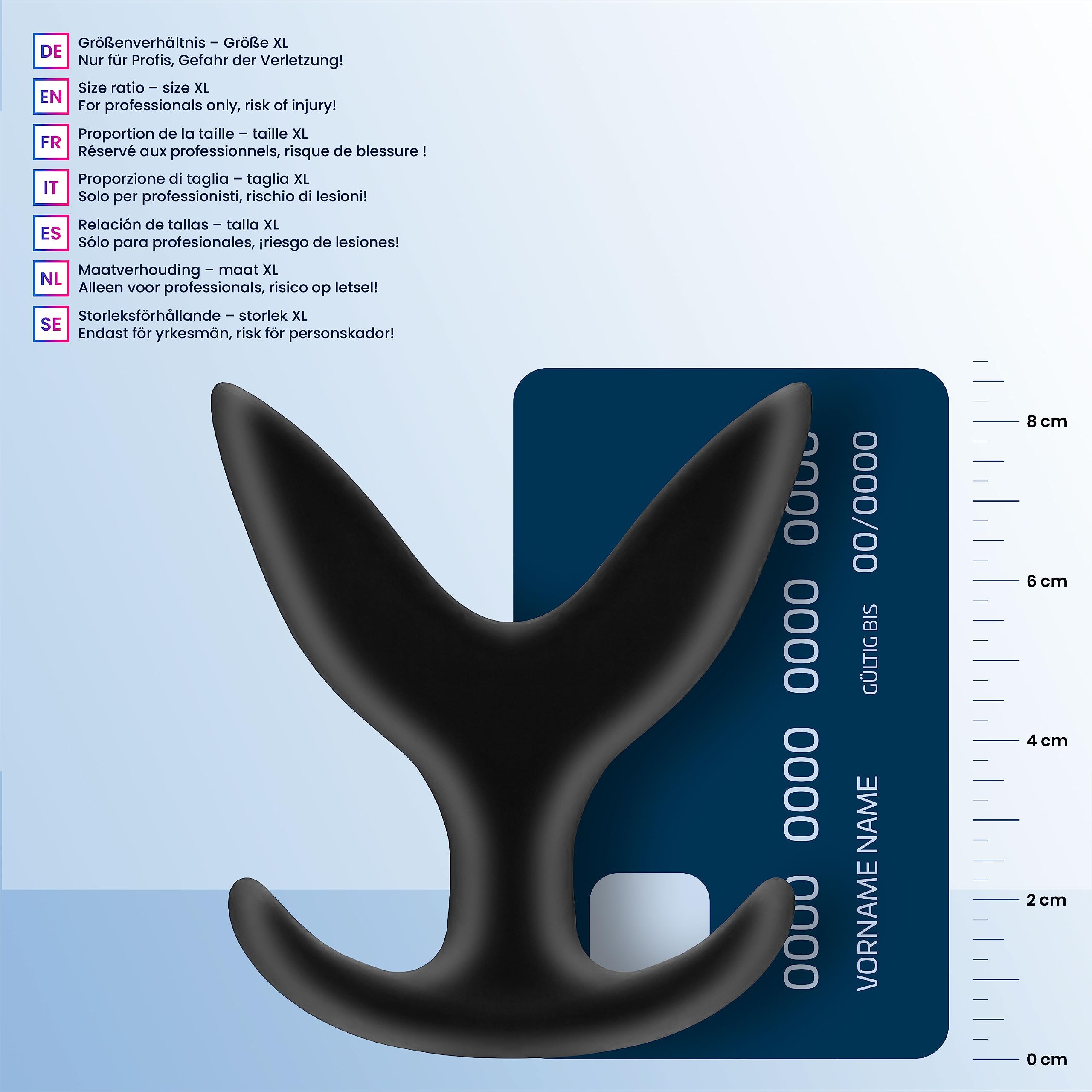 DUKESTON Large Anal Plug Dilator - XXL Anal Sex Toy for Men & Women - Stretching & Training Adult Sex Accessories - Perfect for Solo Play & Couples Exploration