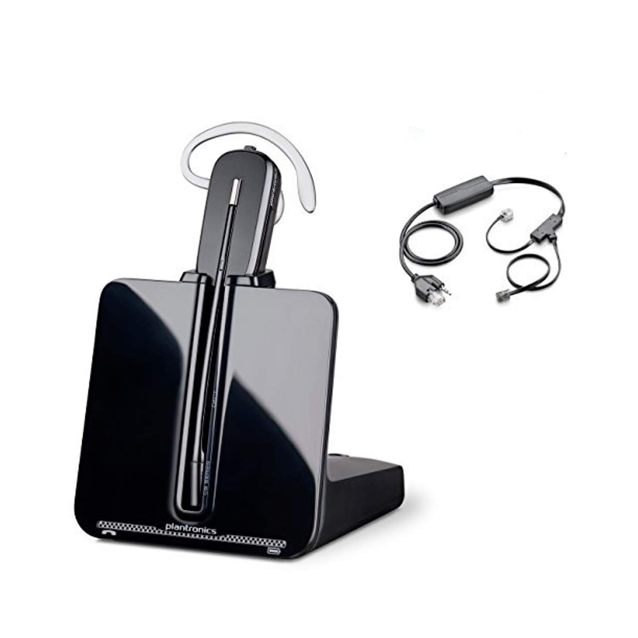 Plantronics CS540 Wireless Headset with Charging Stand - Noise-Canceling On-Ear Headband Headset for Avaya Desk Phones (2420, 4610, 4620, 5420 & More) | Perfect for Office, Call Center & Remote Work
