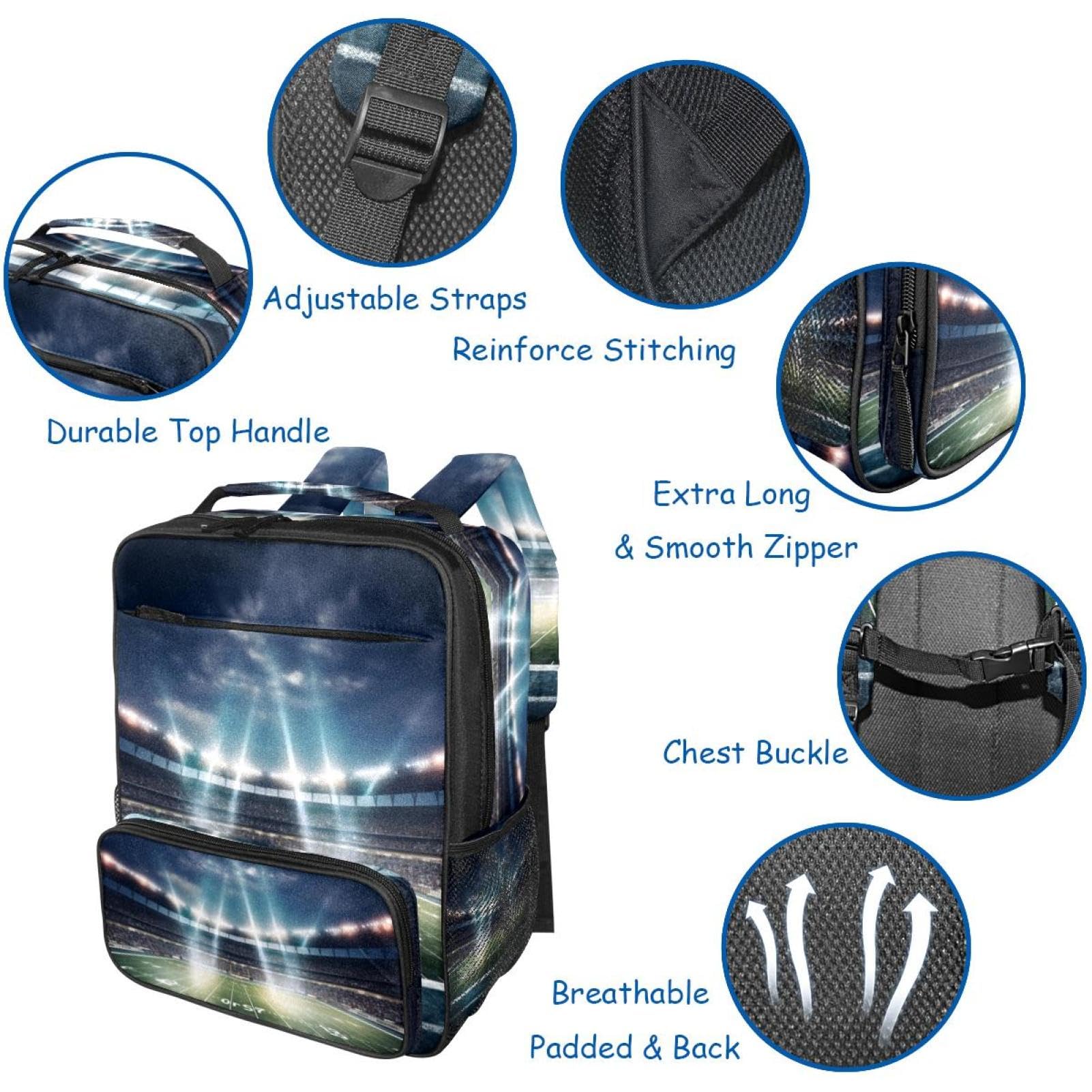 Premium Travel & Work Backpack - Durable Laptop Backpack for Men & Women | Perfect for Commuting, Hiking & American Football Games