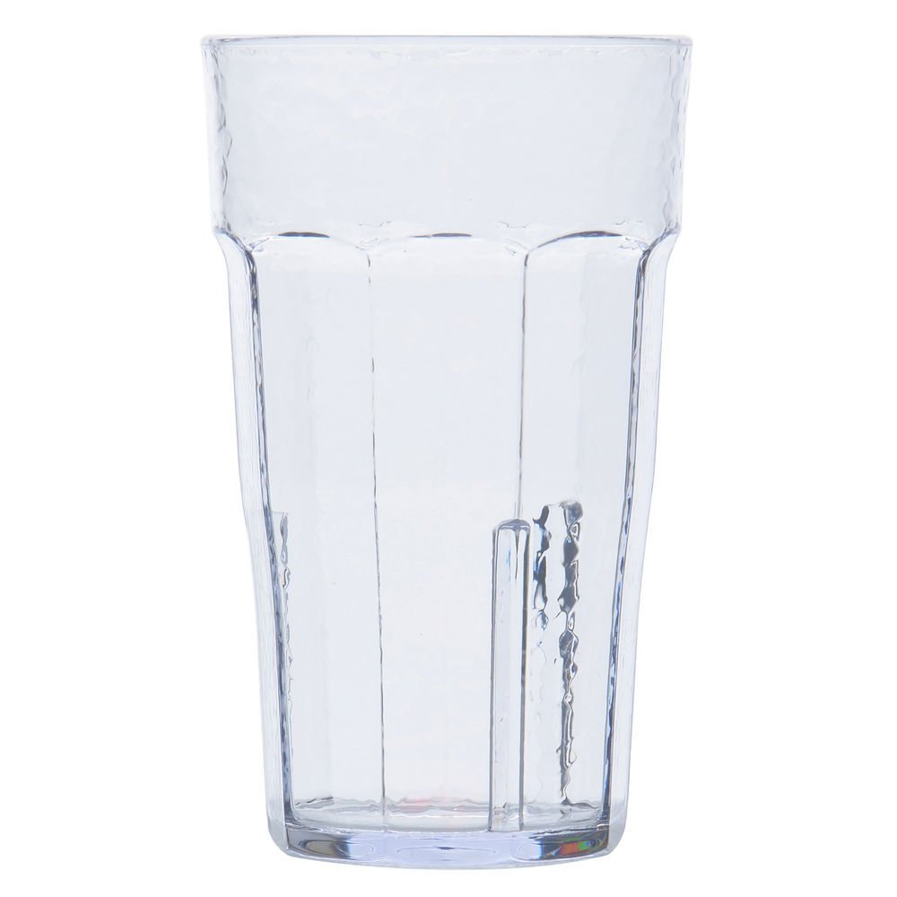 Cambro LT16152 16 oz. Clear Laguna Tumbler with Fluted Design - Case of 36 - Perfect for Restaurants, Cafes, and Catering Services