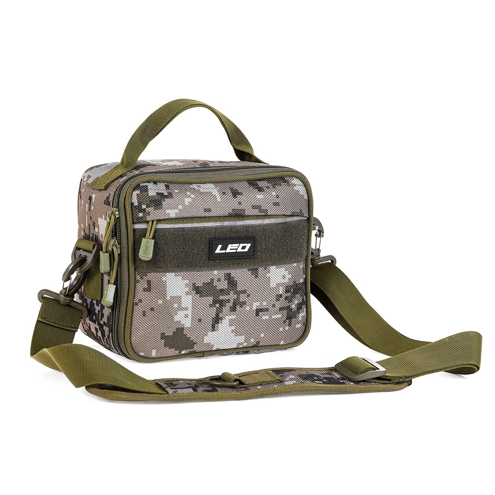 Waterproof Fishing Tackle Bag - Durable Outdoor Fishing Gear Storage with Shoulder Strap - Perfect for Bass, Fly & Saltwater Fishing Accessories - Ideal for Camping, Boat Trips & Shore Fishing