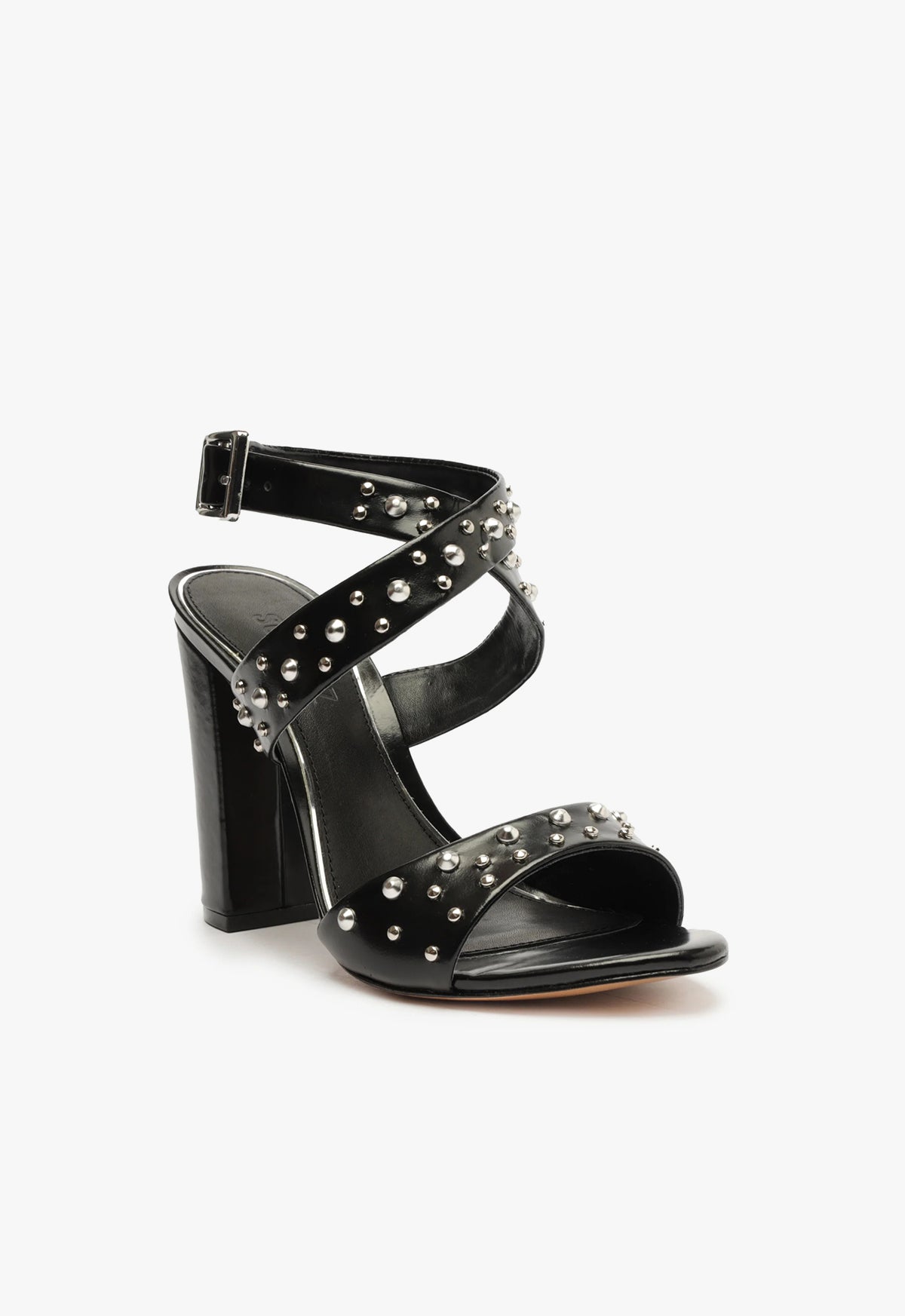 Lizzy Block Leather Sandal - Women's Comfortable Chunky Heel Slide Sandals for Summer | Perfect for Beach, Vacation & Casual Outfits
