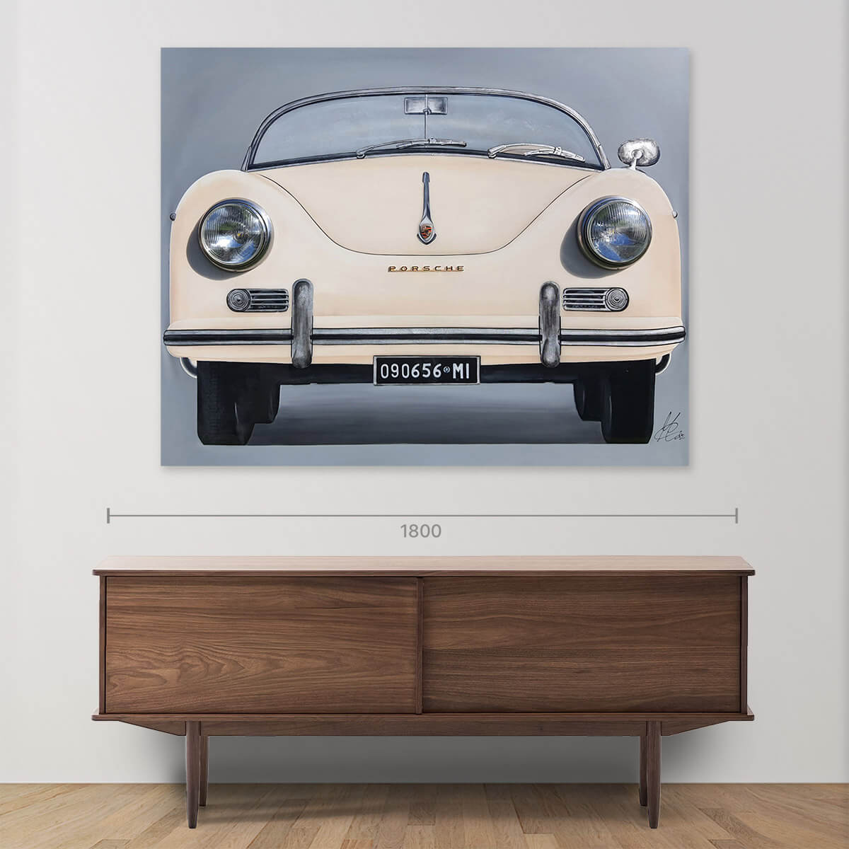 Porsche 356 Monica Diecast Model Car - 1:18 Scale Collectible Toy for Adults - Perfect for Display, Gift Giving, and Car Enthusiast Collections
