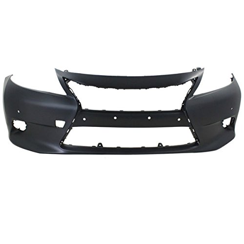 Primed Front Bumper Cover Assembly for Lexus ES 350/300h 2013-2015 - LX1000242 521193T912 - Perfect Fit for Replacement & Collision Repair