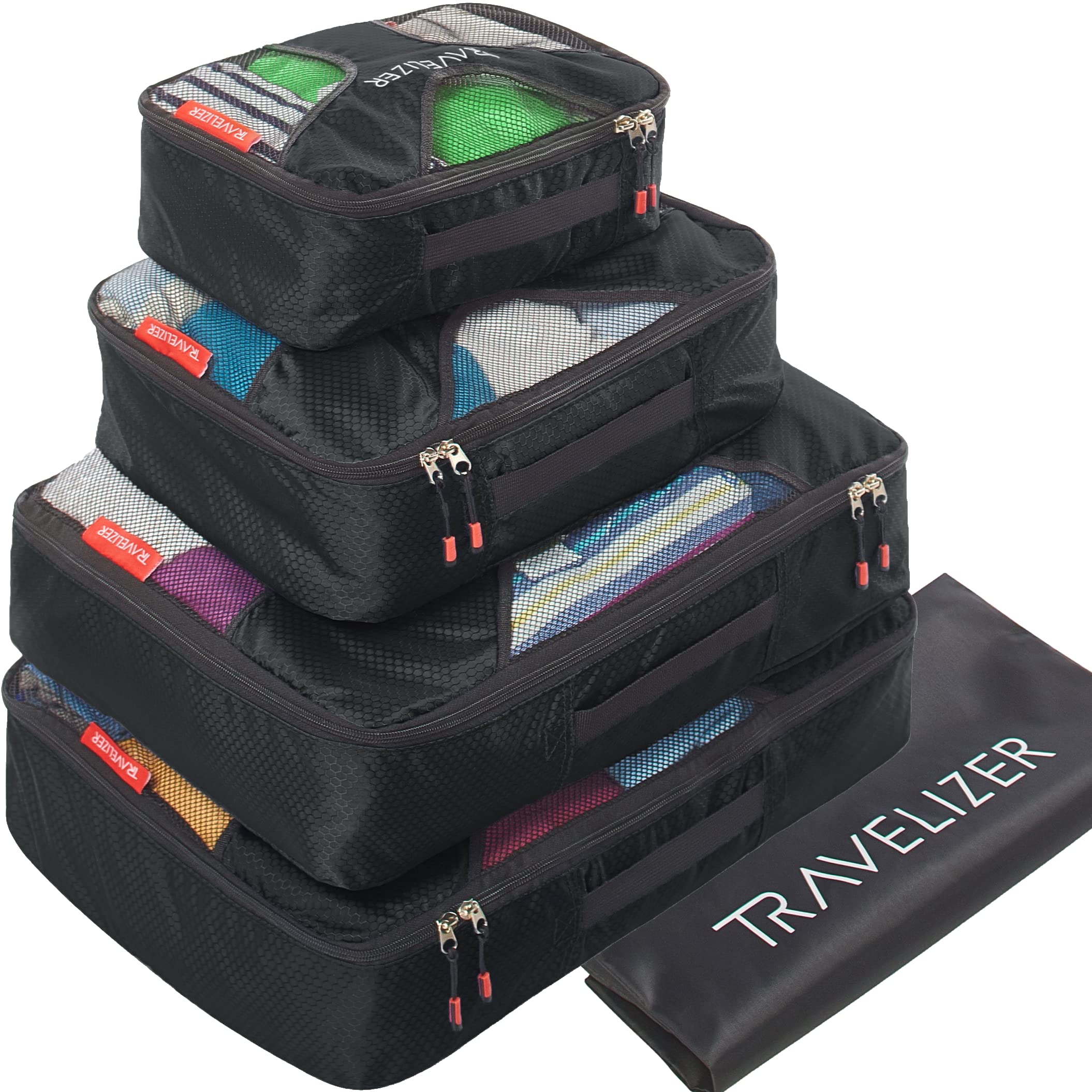 5-Piece Travel Packing Cubes Set - Lightweight Luggage Organizers for Suitcases & Backpacks | Perfect for Business Trips, Vacations & Weekend Getaways
