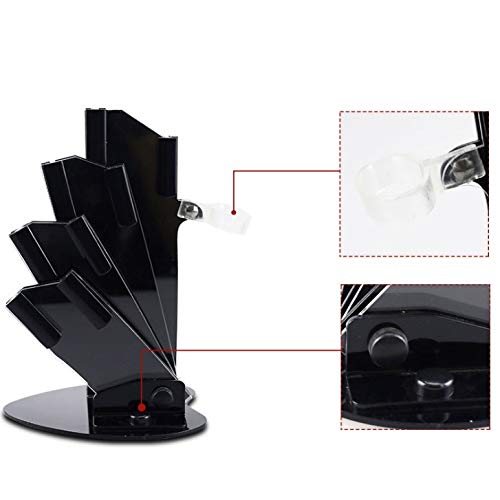 Premium 5-Piece Ceramic Knife Set with Acrylic Stand & Fruit Peeler - Ultra Sharp Kitchen Cutlery for Slicing, Dicing & Food Prep - Perfect for Home Chefs & Professional Kitchens