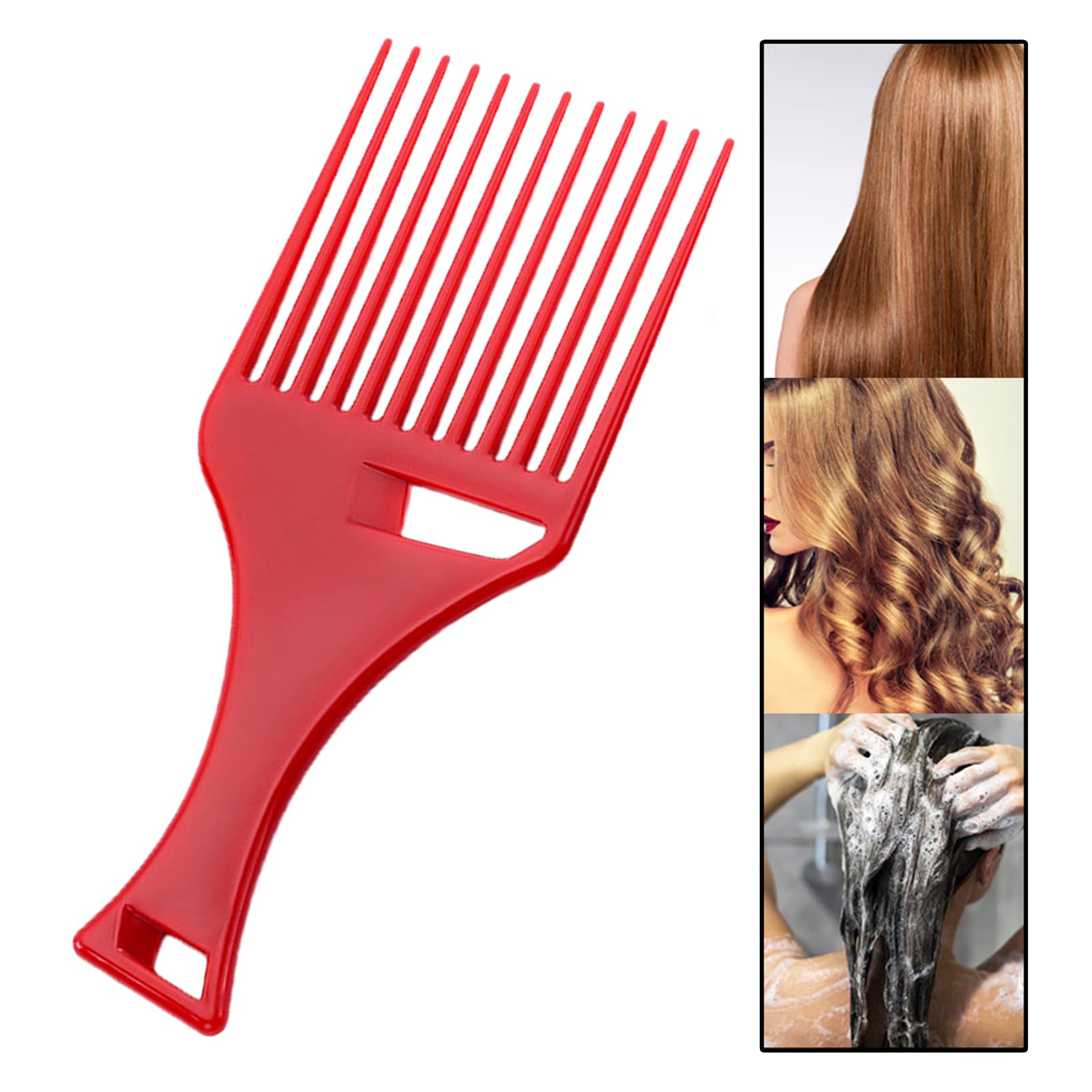 Professional Barber Comb - Yoxier Hair Styling Tool for Cutting, Styling & Detangling - Black Pocket Comb for Salon, Home & Travel Use