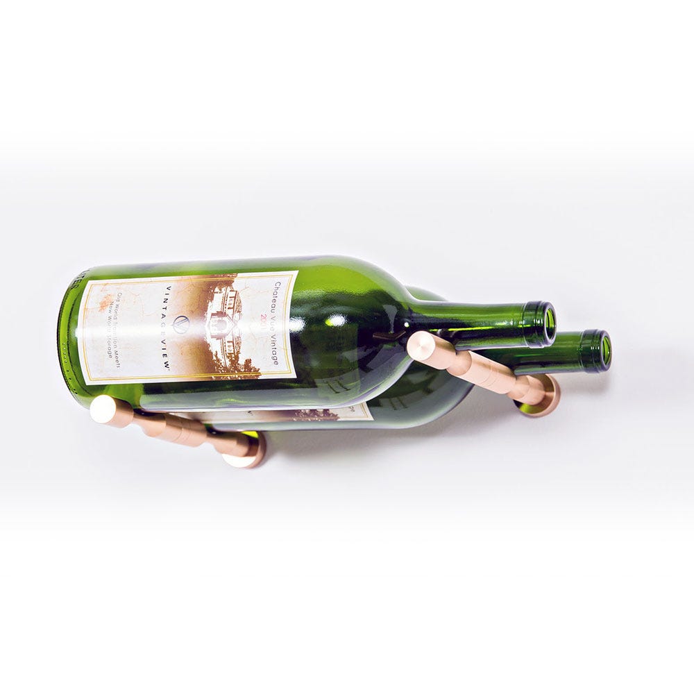 Vino Pins 2 Magnum Bottle Wine Peg - Secure Wine Bottle Holder for Countertop & Bar Organization - Perfect for Wine Storage, Kitchen Decor & Party Serving