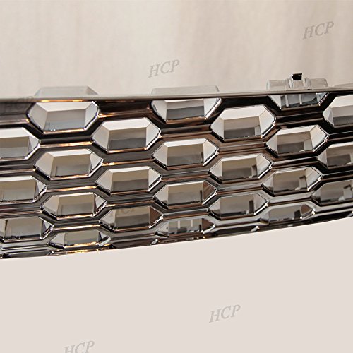 2013-2014 Dodge Ram 1500/2500/3500 Triple Chrome Plated ABS Truck Grille - Heavy Duty Front Grille Guard for Off-Road & Daily Driving