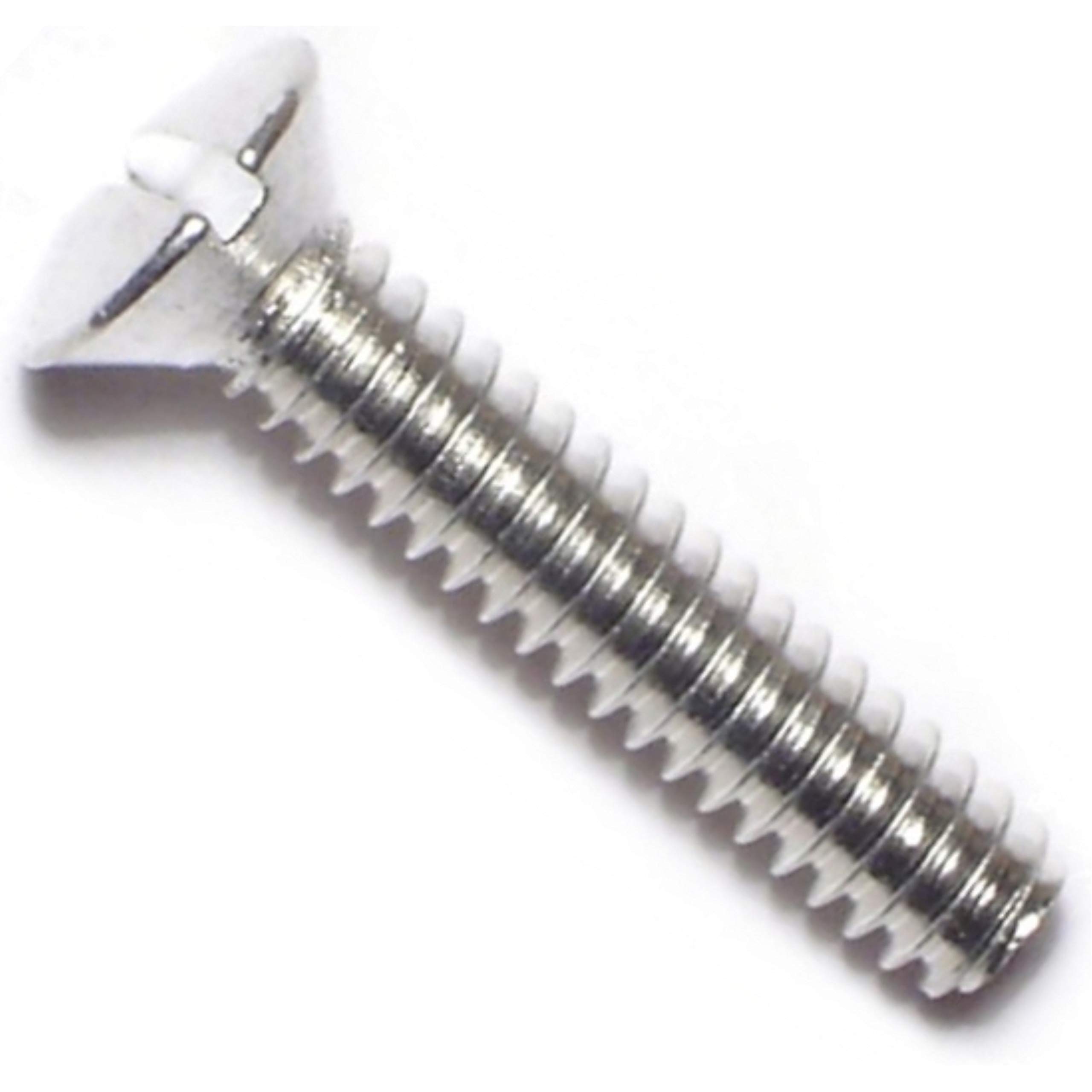 10-24 x 1 Inch Slotted Oval Head Machine Screws (Pack of 24) - Perfect for DIY Projects, Furniture Assembly & Automotive Repairs