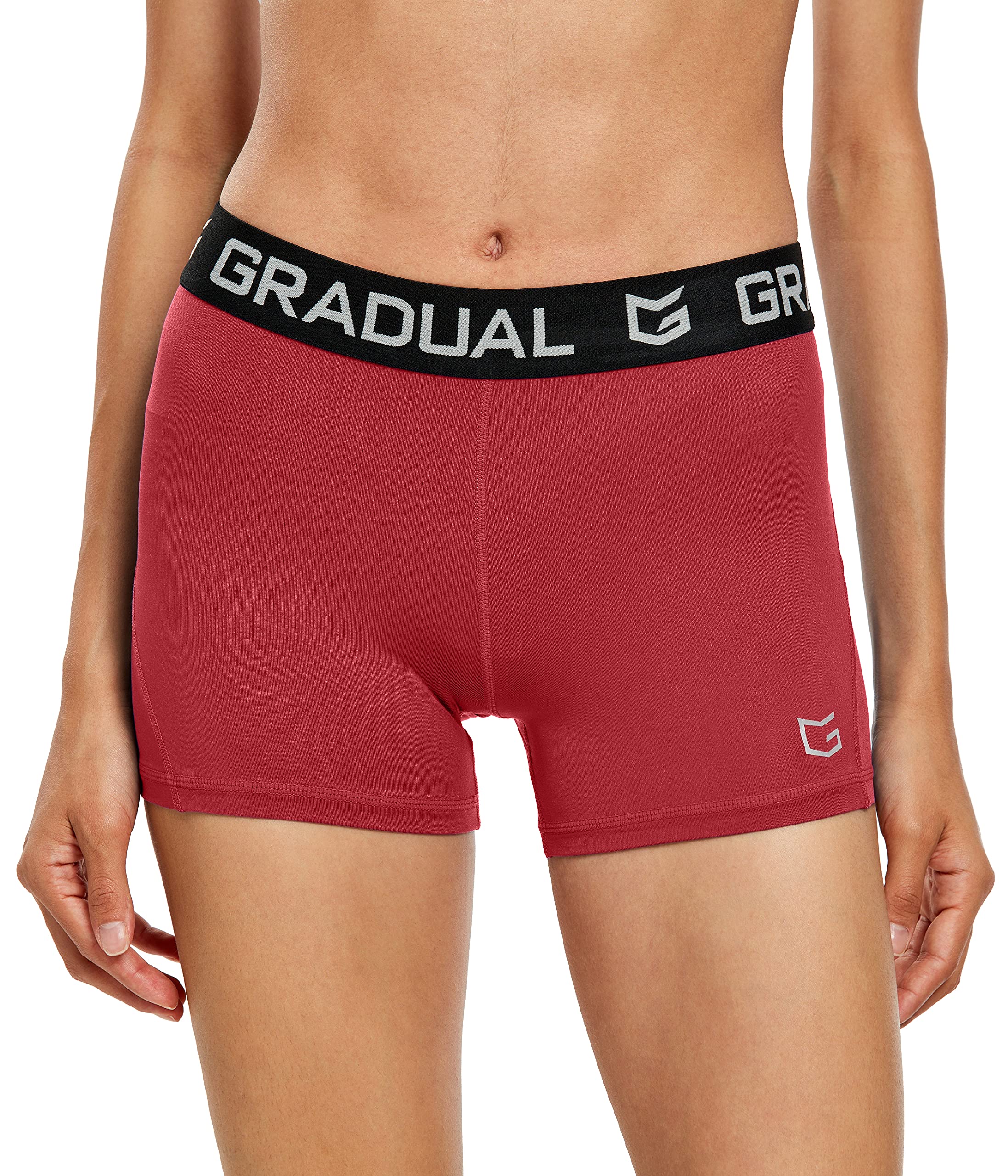 Best Women's Spandex Compression Volleyball Shorts - 3