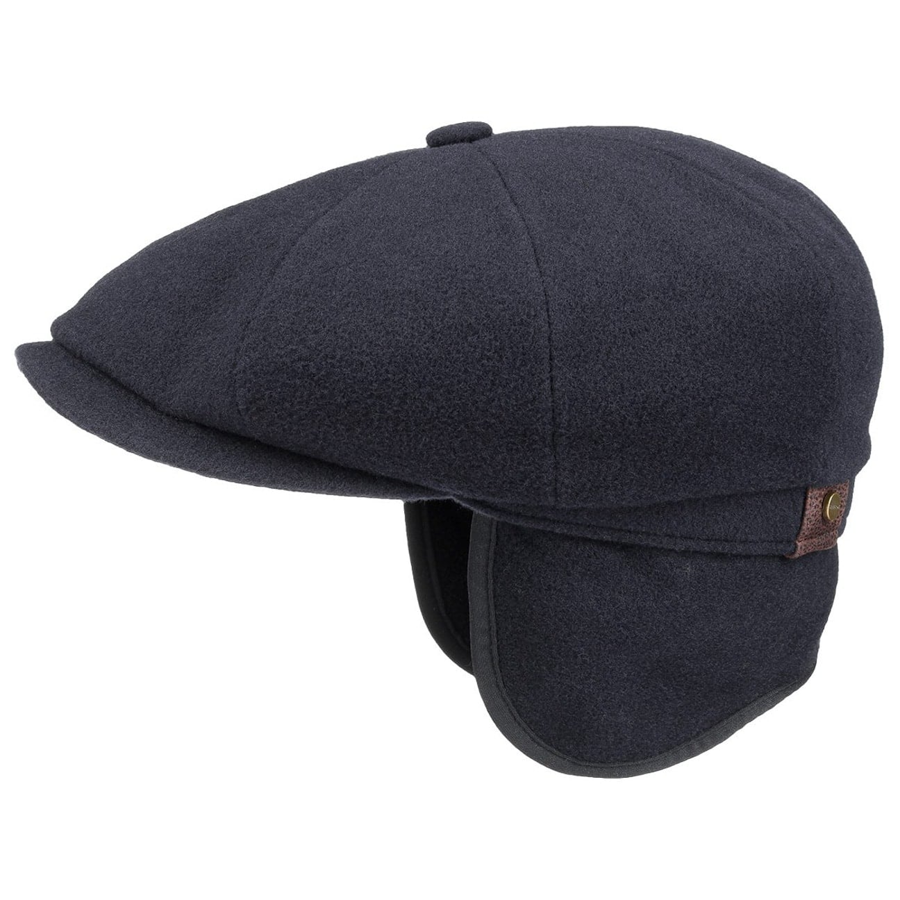 Stetson Hatteras Earflap Newsboy Cap - Warm Winter Hat for Men & Women - Perfect for Outdoor Activities, Skiing, and Cold Weather Fashion