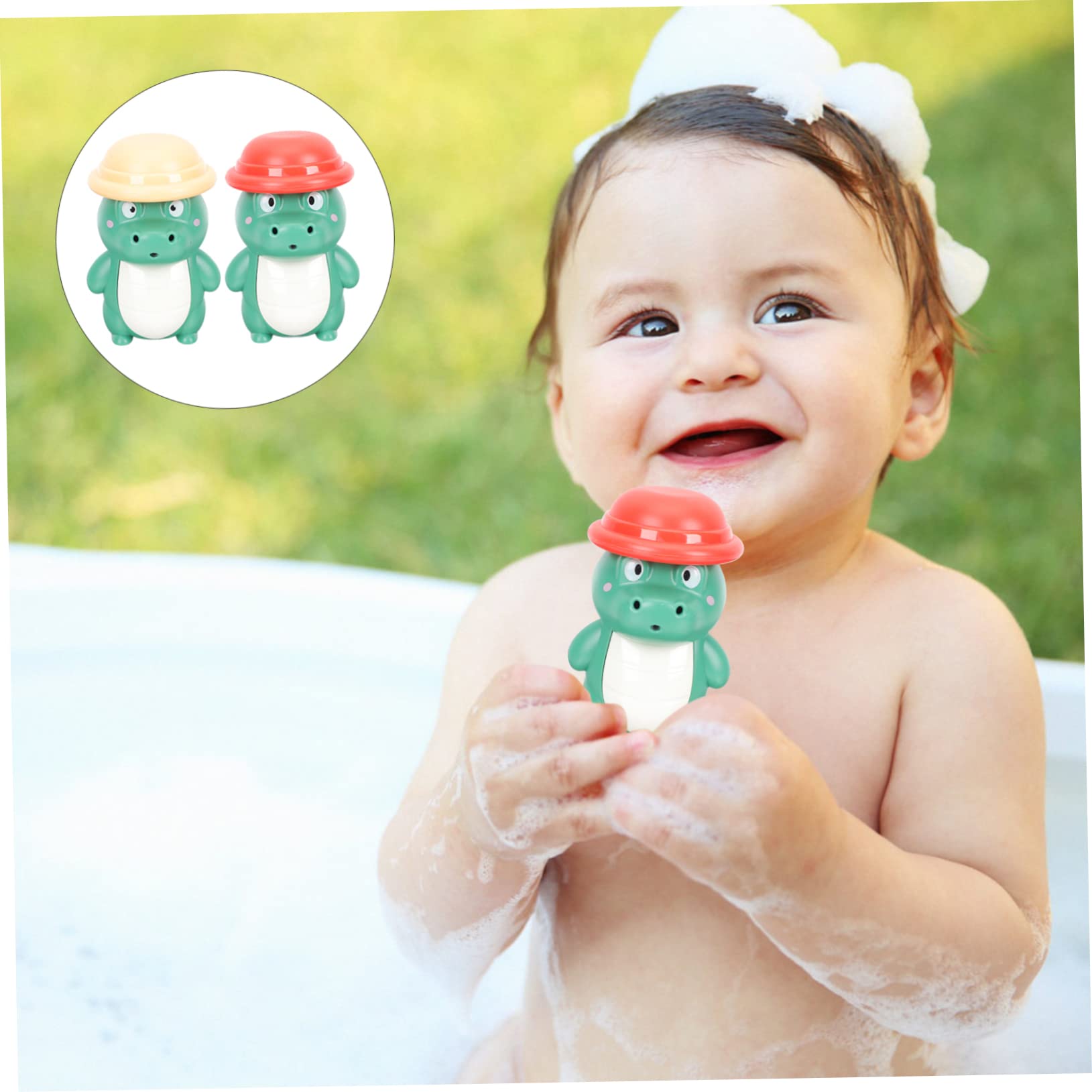 iFundom 10-Pack Wind-Up Bath Toys - Swimming Whale Squirt Water Spray Toys for Kids, Fun Bathtub & Pool Games - Perfect for Toddlers & Baby Bath Time Play