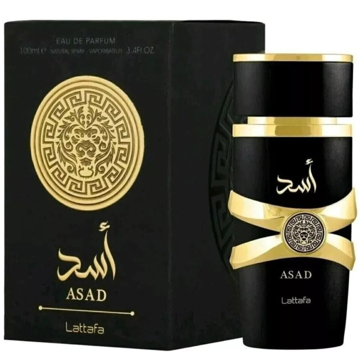Asad by Lattafa EDP for Men - 3.4 oz Premium Long Lasting Fragrance | Date Night, Office & Special Occasion Cologne