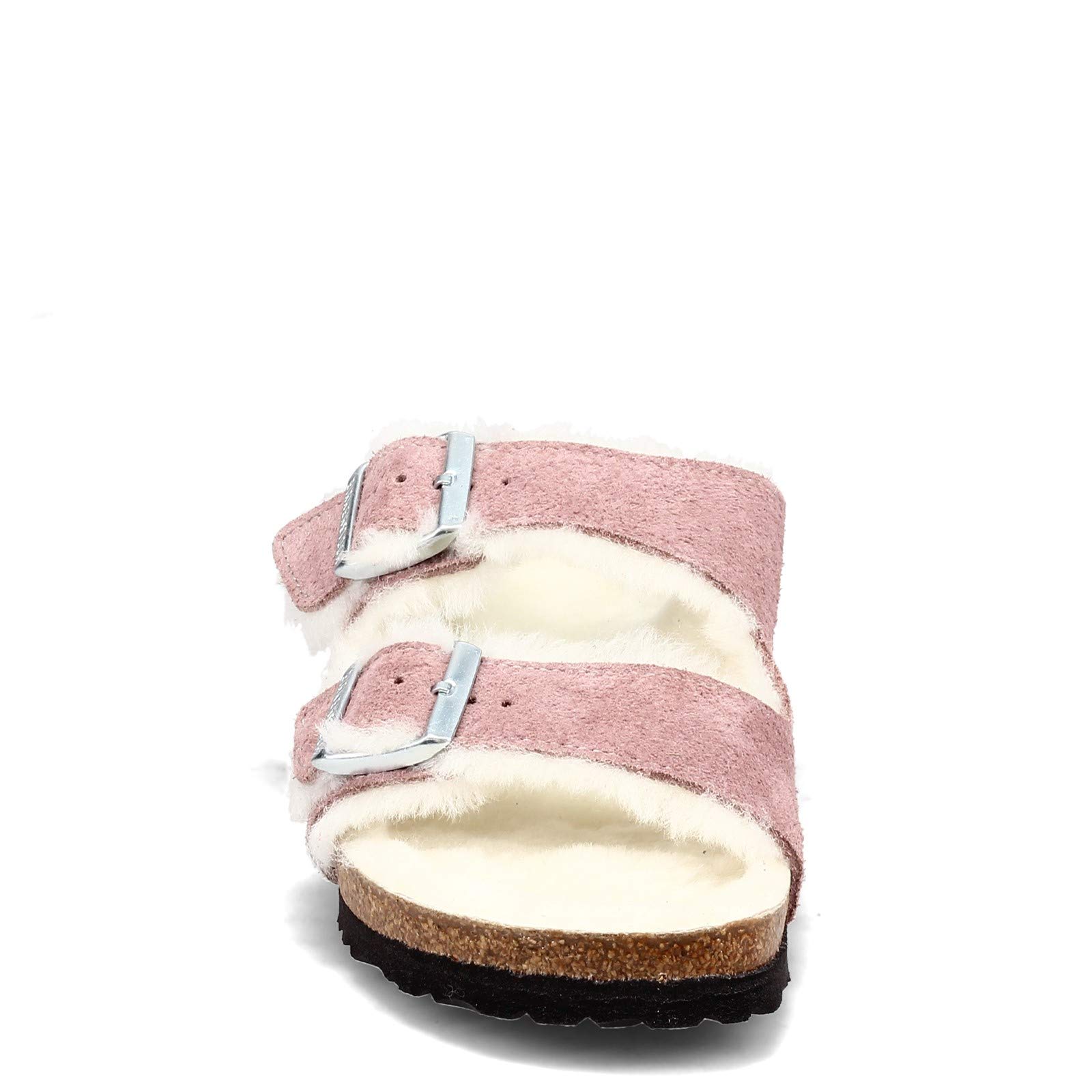 Birkenstock Women's Arizona Shearling Sandals - Soft Wool Lined Comfort Slides for Women | Cozy House Slippers & Casual Outdoor Walking Shoes