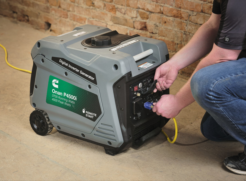 Cummins Onan P4500i Inverter Portable Generator 4500W - Quiet Gas Powered Backup Power for Camping, RV & Emergency Use | Model A058U955