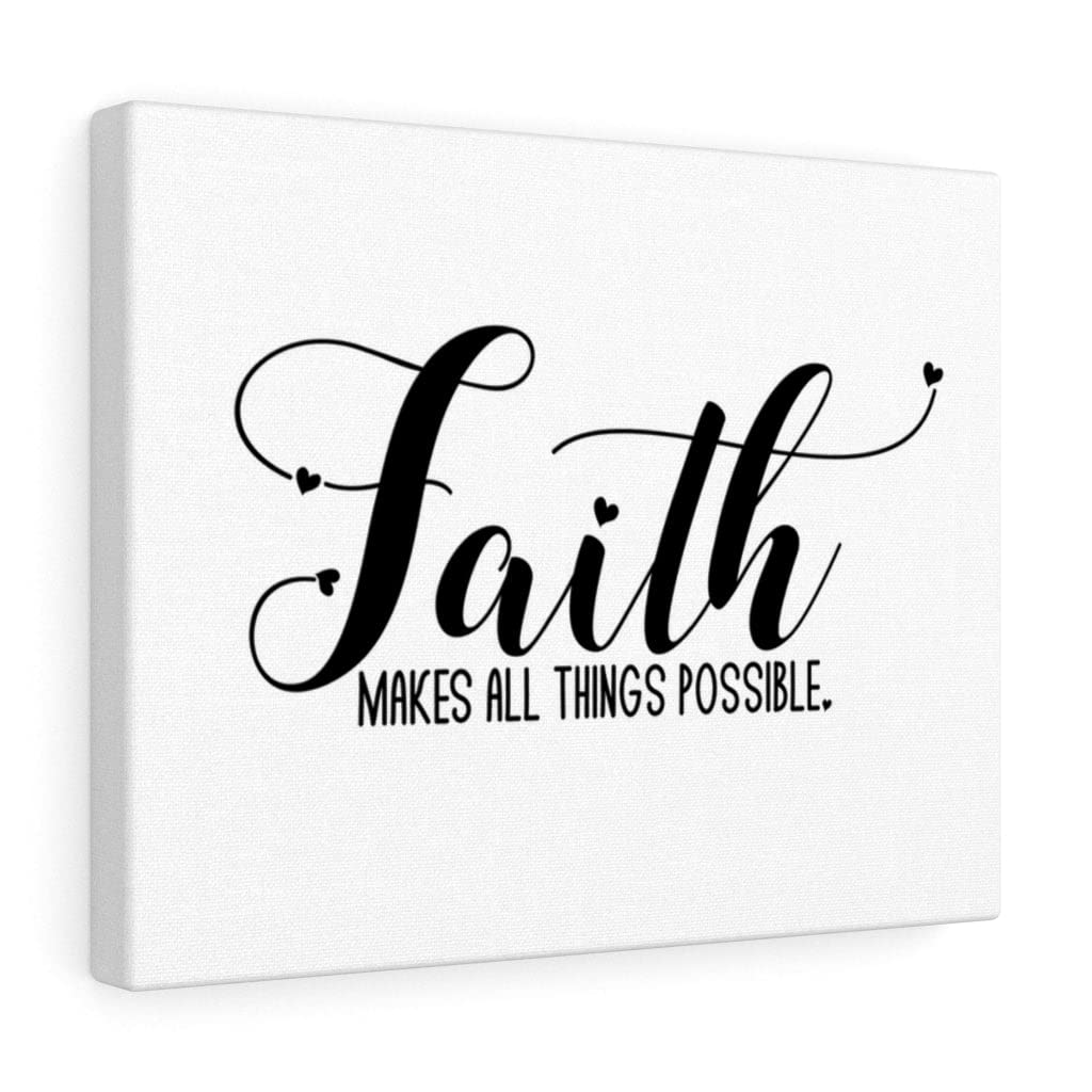 Christian Wall Art with Bible Verse - 'All Things Are Possible' Scripture Print, Ready to Hang - Perfect for Home Decor, Church Gifts & Inspirational Room Decor