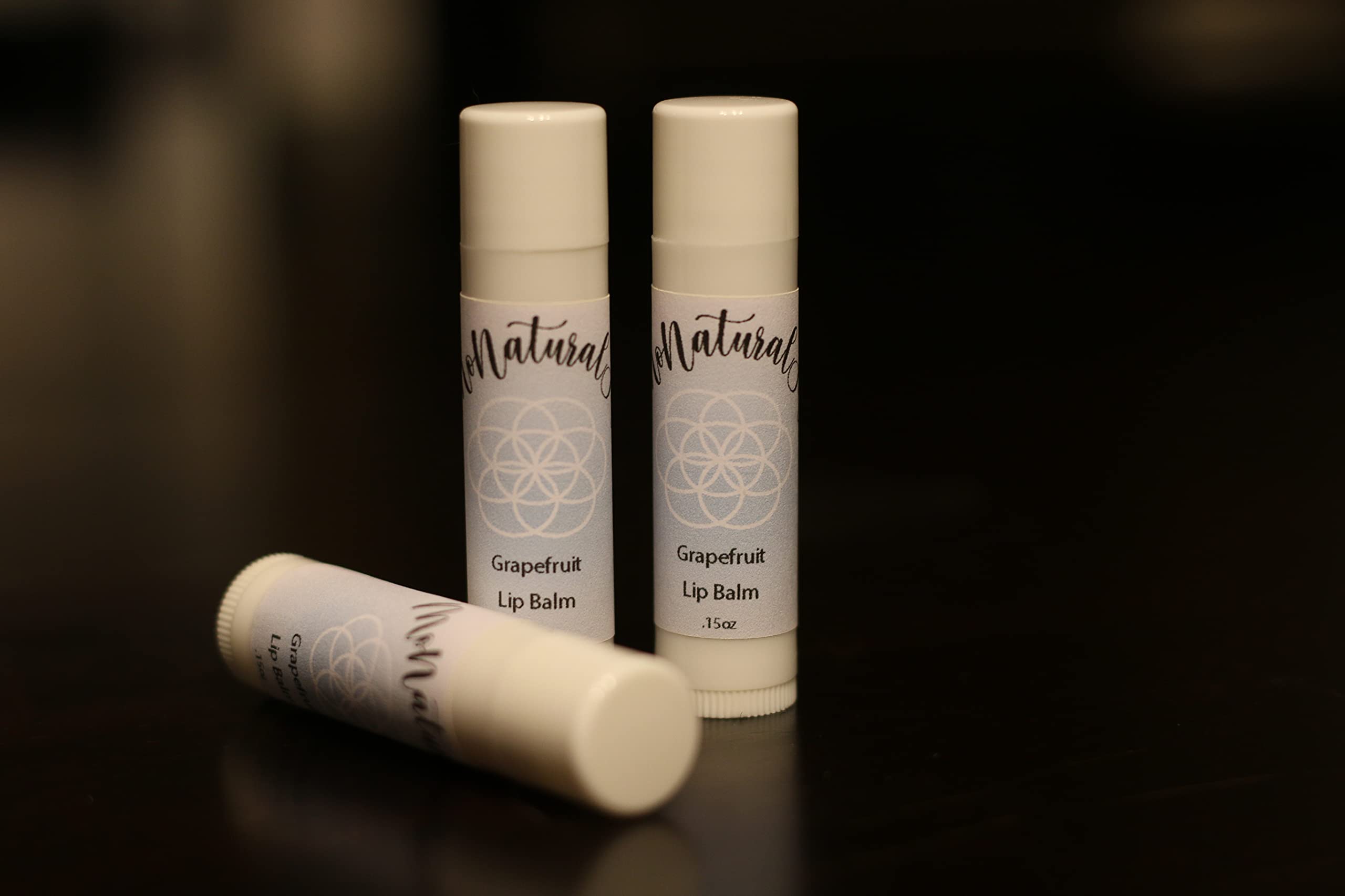 Peppermint Lip Balm .15oz (5 Pack) - Moisturizing & Hydrating Lip Care for Dry, Chapped Lips - Perfect for Winter, Travel & Daily Use