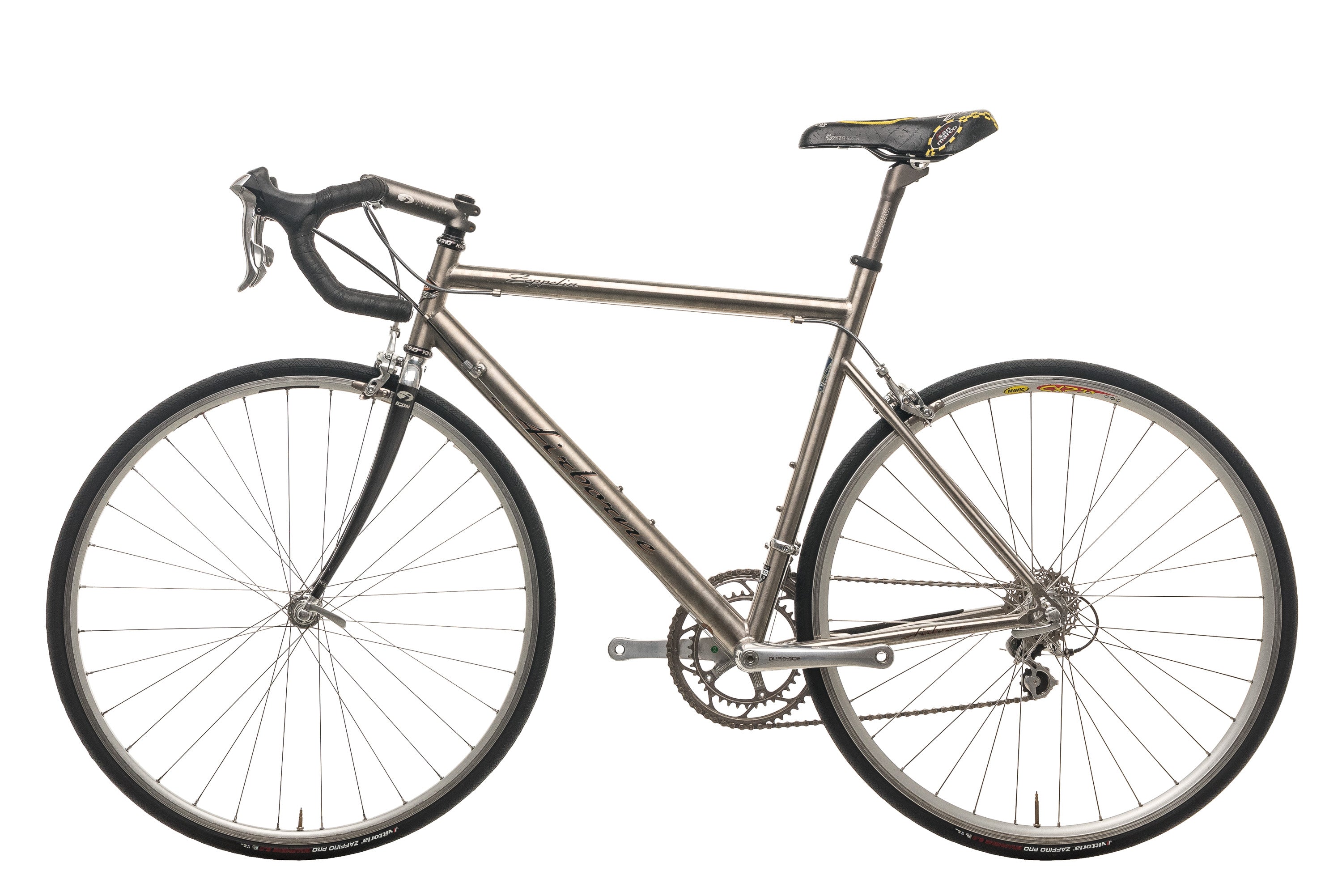 Premium Titanium Road Bike - Airborne Zeppelin 2000 Series (Large Frame) | Lightweight & Durable for Racing, Commuting & Long-Distance Cycling