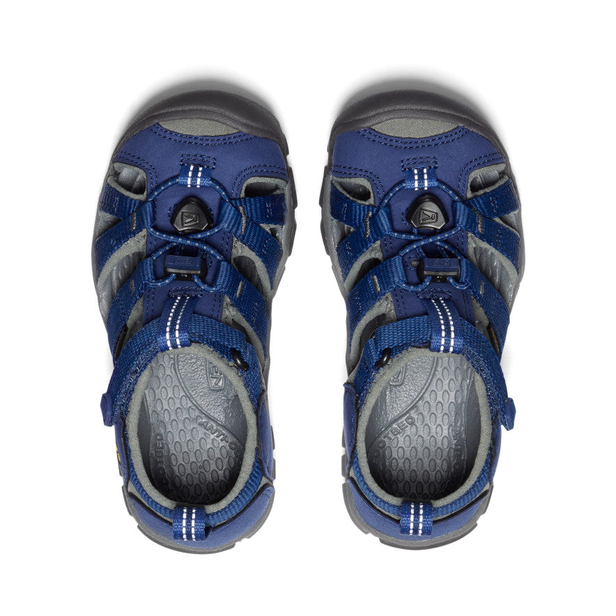Little Kids' Seacamp II CNX Water Shoes | Blue Depths/Gargoyle Color | Beach, Pool & Outdoor Play for Toddlers