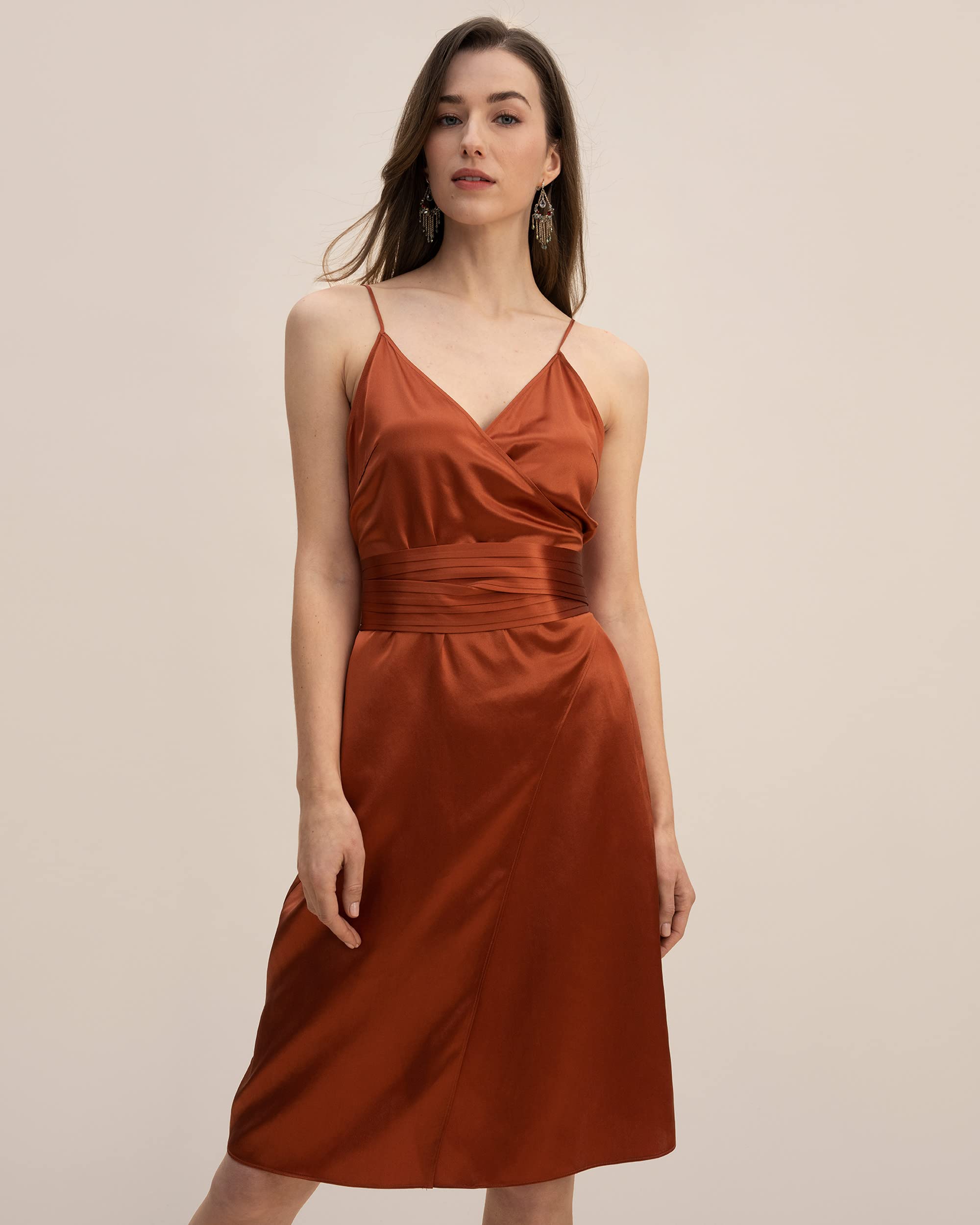 LilySilk 100% Pure Silk Cocktail Dress for Women - 22MM Silk Wrap Elegant Spaghetti Strap Evening Gown | Perfect for Club, Wedding, Party & Special Occasions