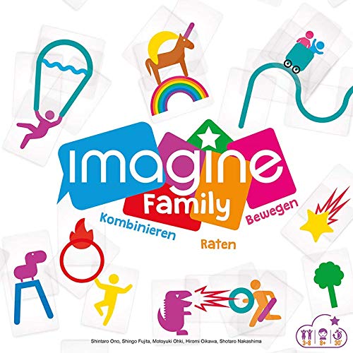 Asmodee Imagine Family Board Game - Fun Cocktail Party Game for Adults & Kids