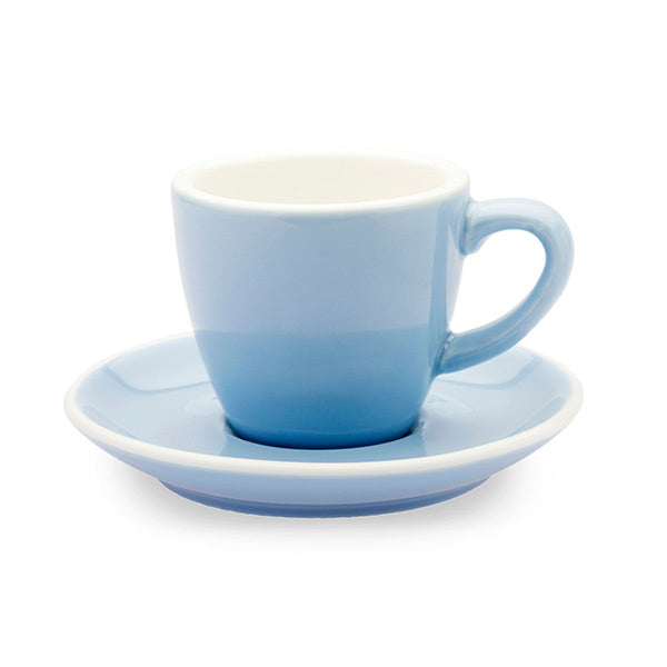 Premium ACF Cup & Saucer Set - 6 Piece 8oz Porcelain Tea Cups with Saucers - Elegant Tea Service for Afternoon Tea, Coffee, and Home Decor