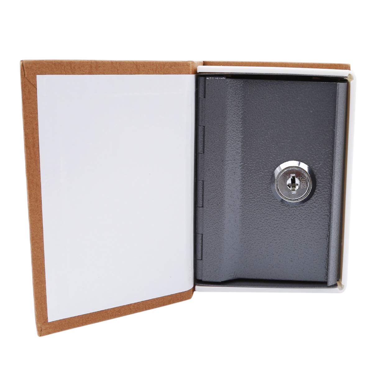 Small Book Safe with Key Lock - Hidden Dictionary Diversion Safe Box for Cash & Valuables - Perfect for Home, Office & Travel Security