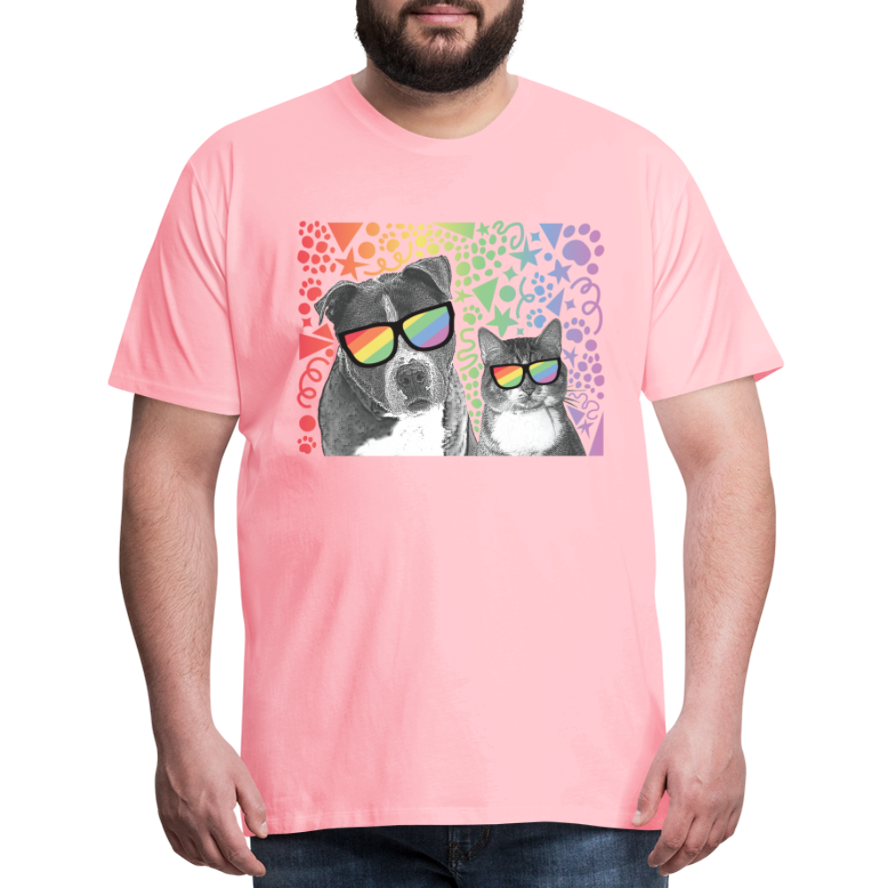 Pride Party Classic Premium T-Shirt - LGBTQ+ Rainbow Graphic Tee for Men & Women - Perfect for Pride Parades, Festivals & Celebrations