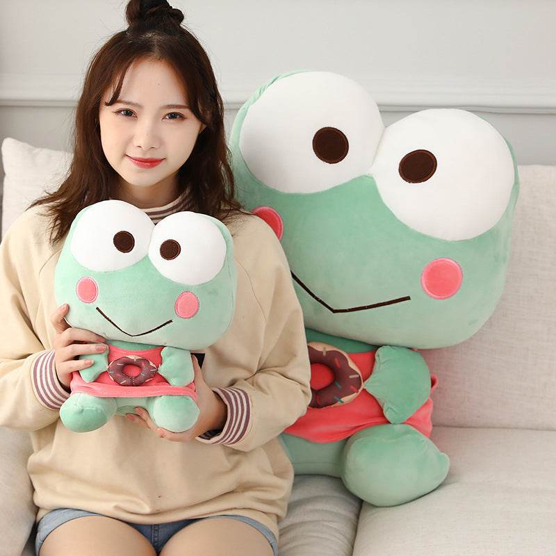 Giant Stuffed Frog Plush Toy - Extra Large Soft Cuddly Animal Pillow for Kids & Adults | Perfect for Nursery Decor, Gift Giving, and Comfort