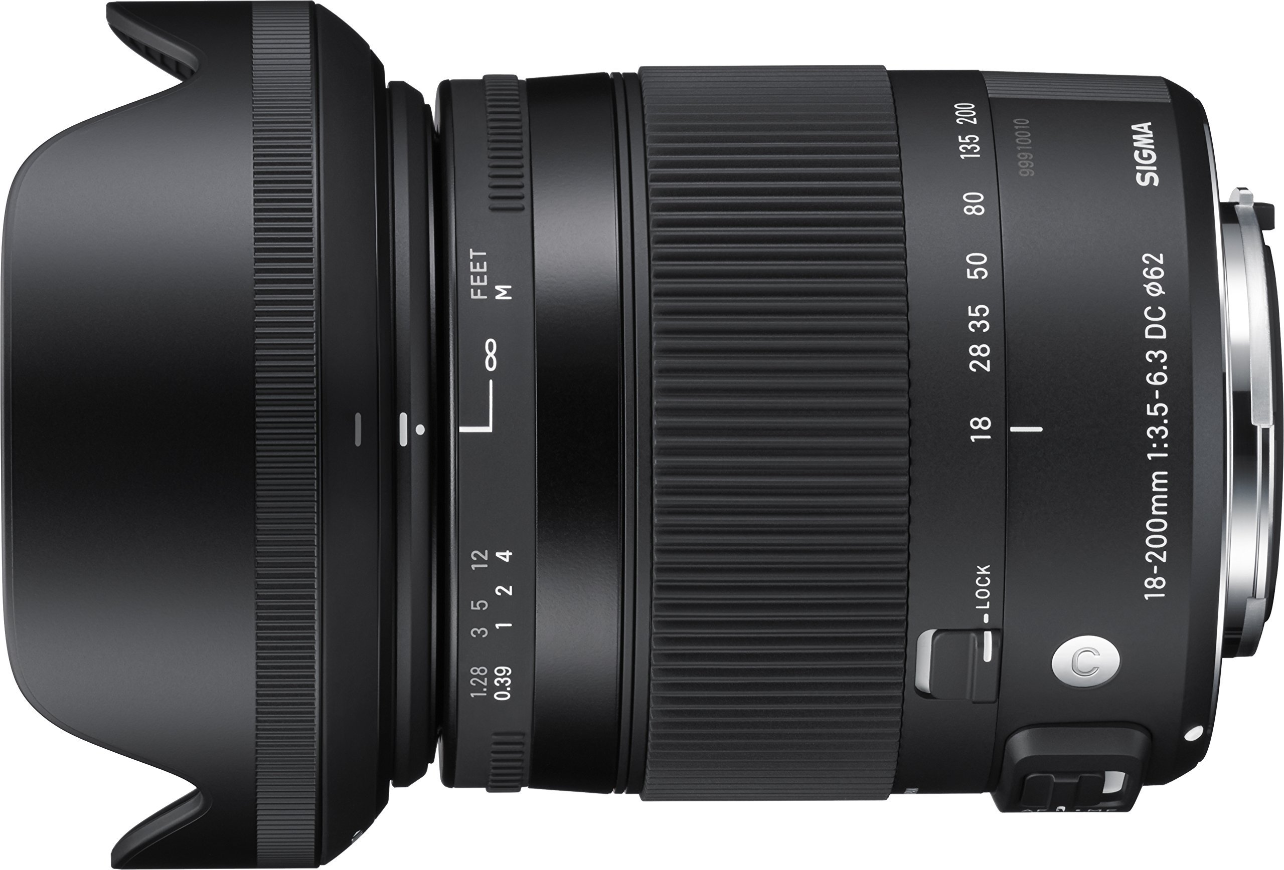 Sigma 18-200mm F3.5-6.3 DC Macro OS HSM Lens for Canon EF Mount - Refurbished | Telephoto Zoom Lens for Travel, Wildlife & Portrait Photography