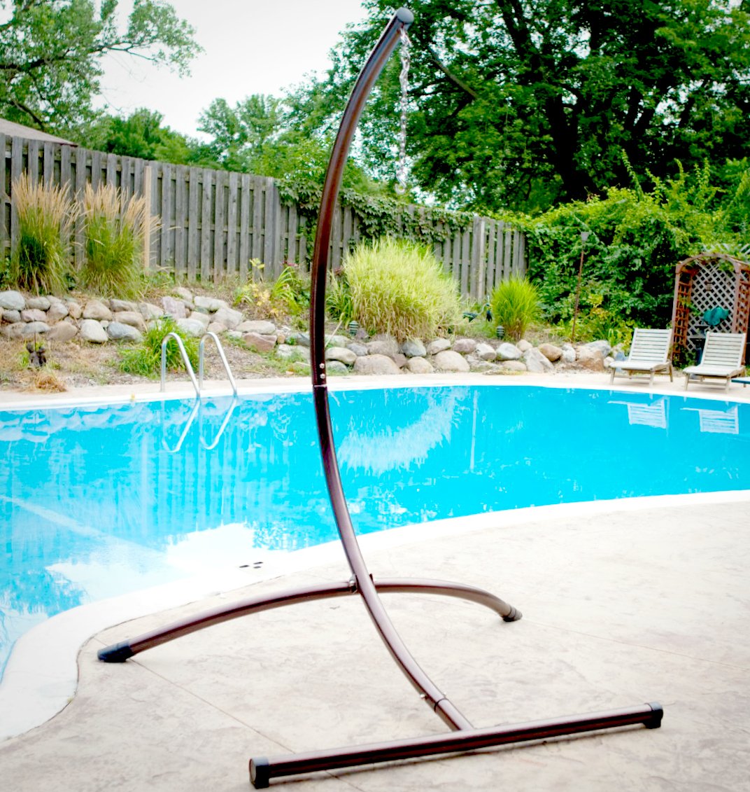 Hammaka Arc Stand - Bronze Hanging Chair Stand for Outdoor, Patio, Garden, and Backyard Relaxation