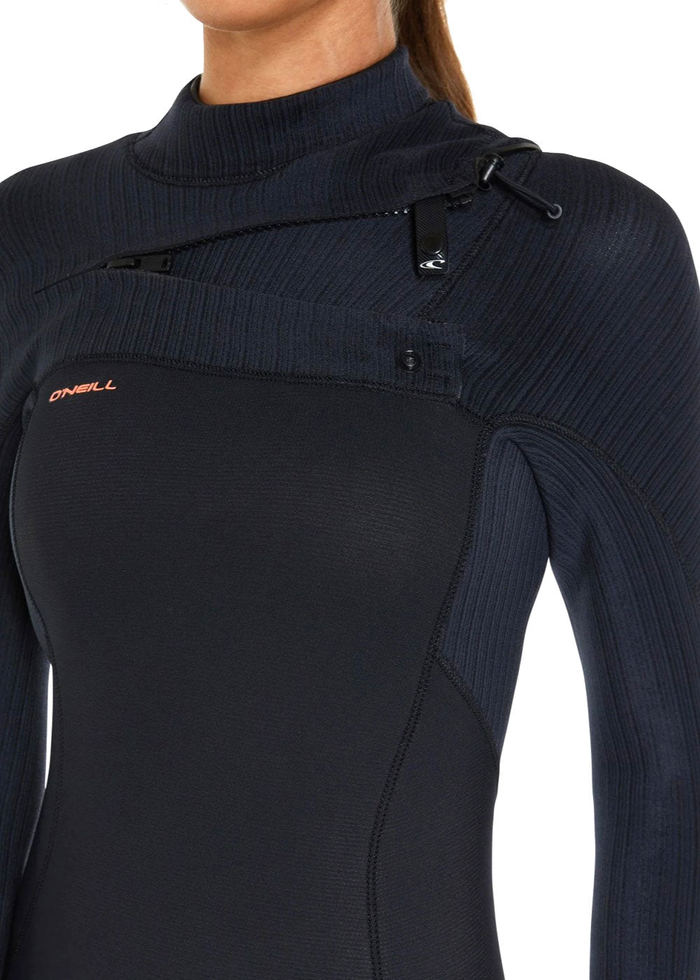 O'Neill Women's Hyperfreak 3/2mm CZ Steamer Full Wetsuit - Premium Neoprene Surfing Suit for Cold Water Surfing, Diving & Water Sports