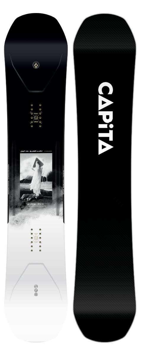 2024 Capita Super DOA Snowboard - All-Mountain Freestyle Snowboard for Men & Women | Perfect for Park, Powder & Backcountry Riding