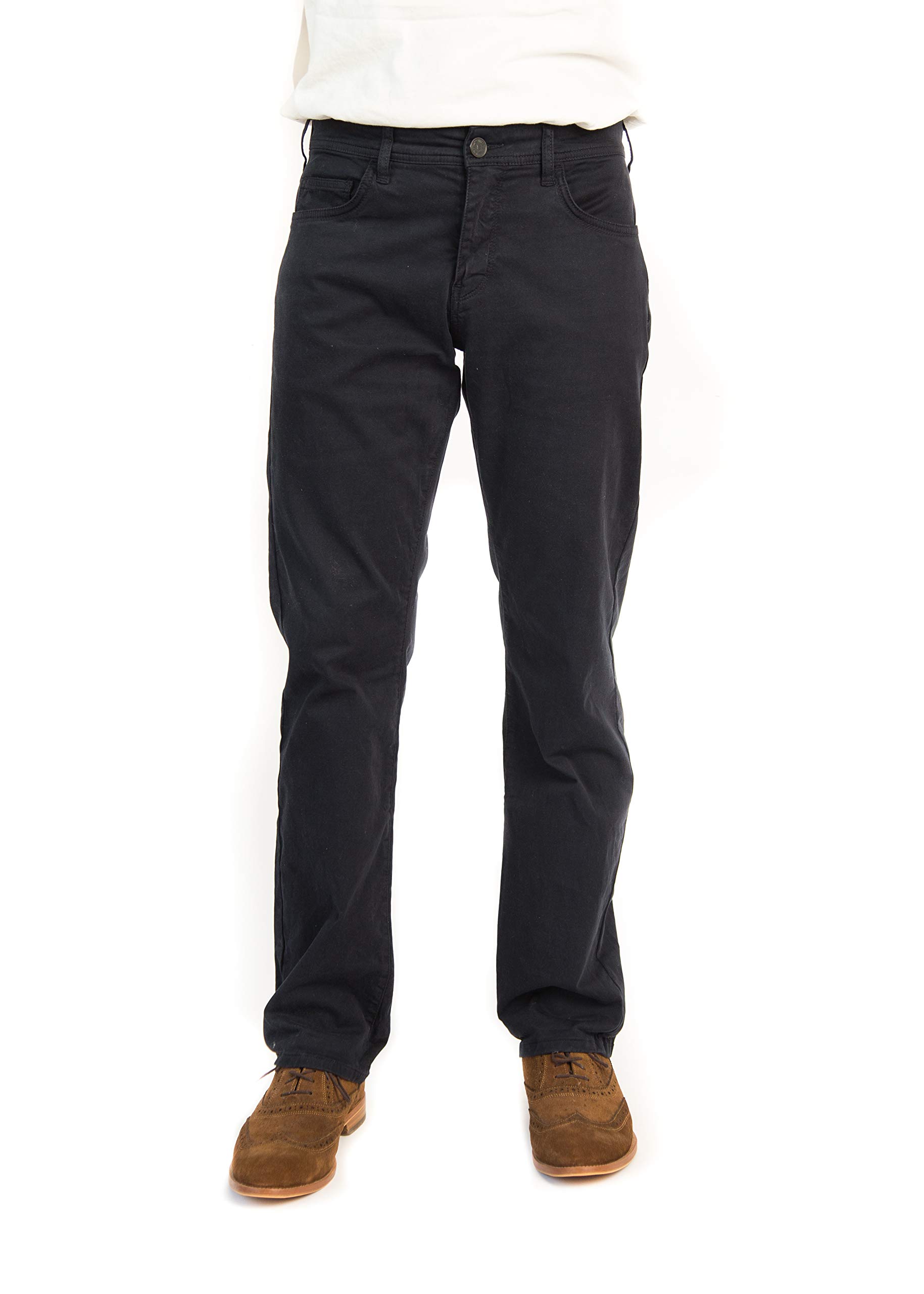 Jack Of Spades Men's Relaxed Fit Casual Jeans | Comfortable Denim Pants for Everyday Wear, Work & Outdoor Activities