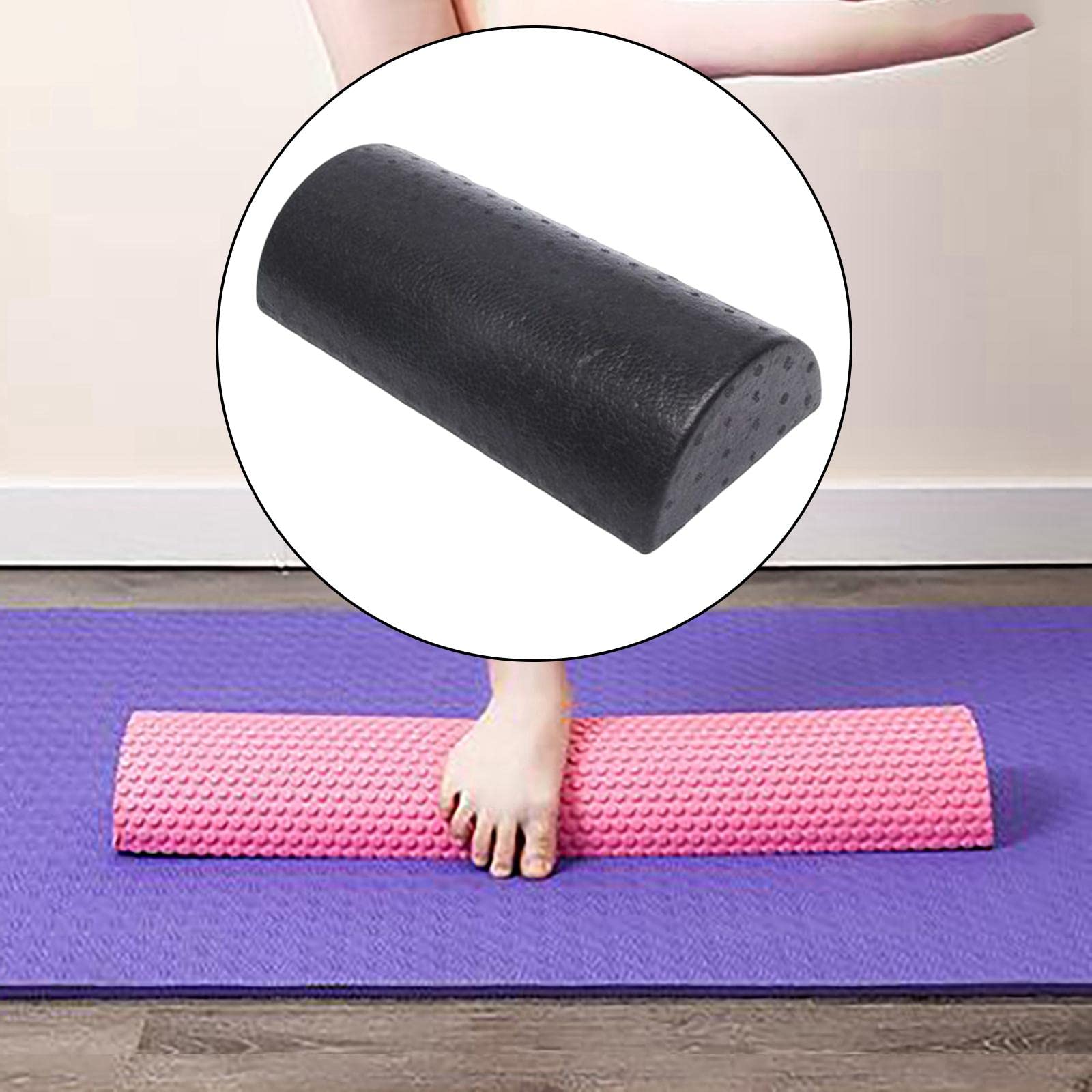 Oshhni Yoga Roller for Stability & Relaxation - High Density Foam Roller for Yoga, Pilates, Stretching & Muscle Recovery - Perfect for Home Gym & Physical Therapy