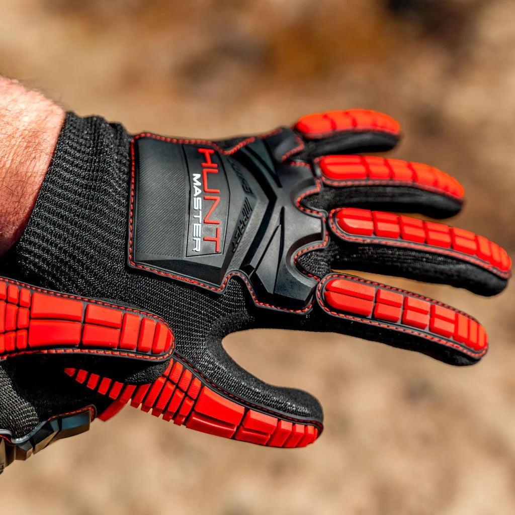 Hunt Master Gauntlet Dive Gloves - Anti-Cut Protection Gloves for Scuba Diving, Spearfishing & Water Sports - Durable Cut-Resistant Gloves for Underwater Hunting & Marine Activities